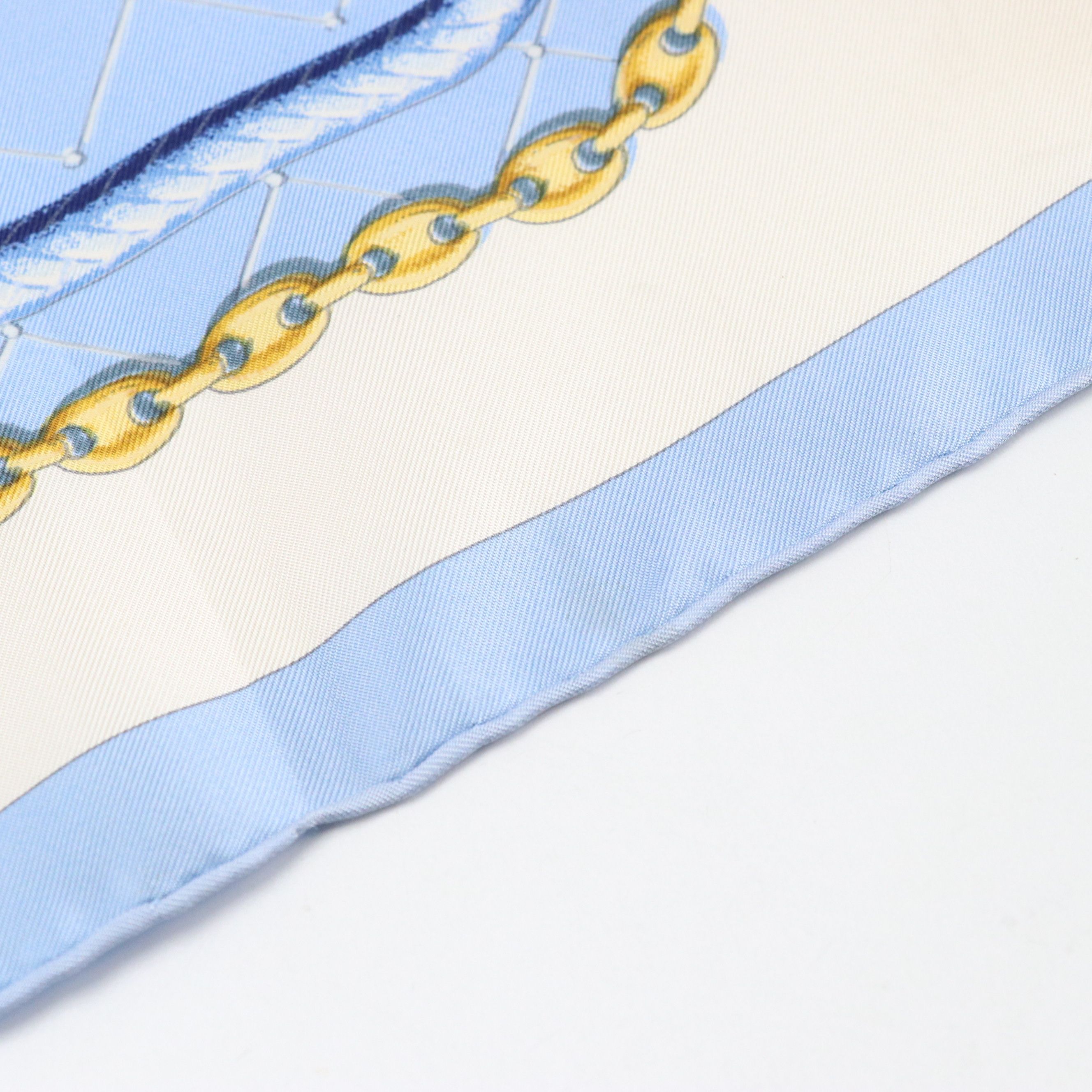 Must de Cartier Silk Twill Scarf with Chain Design