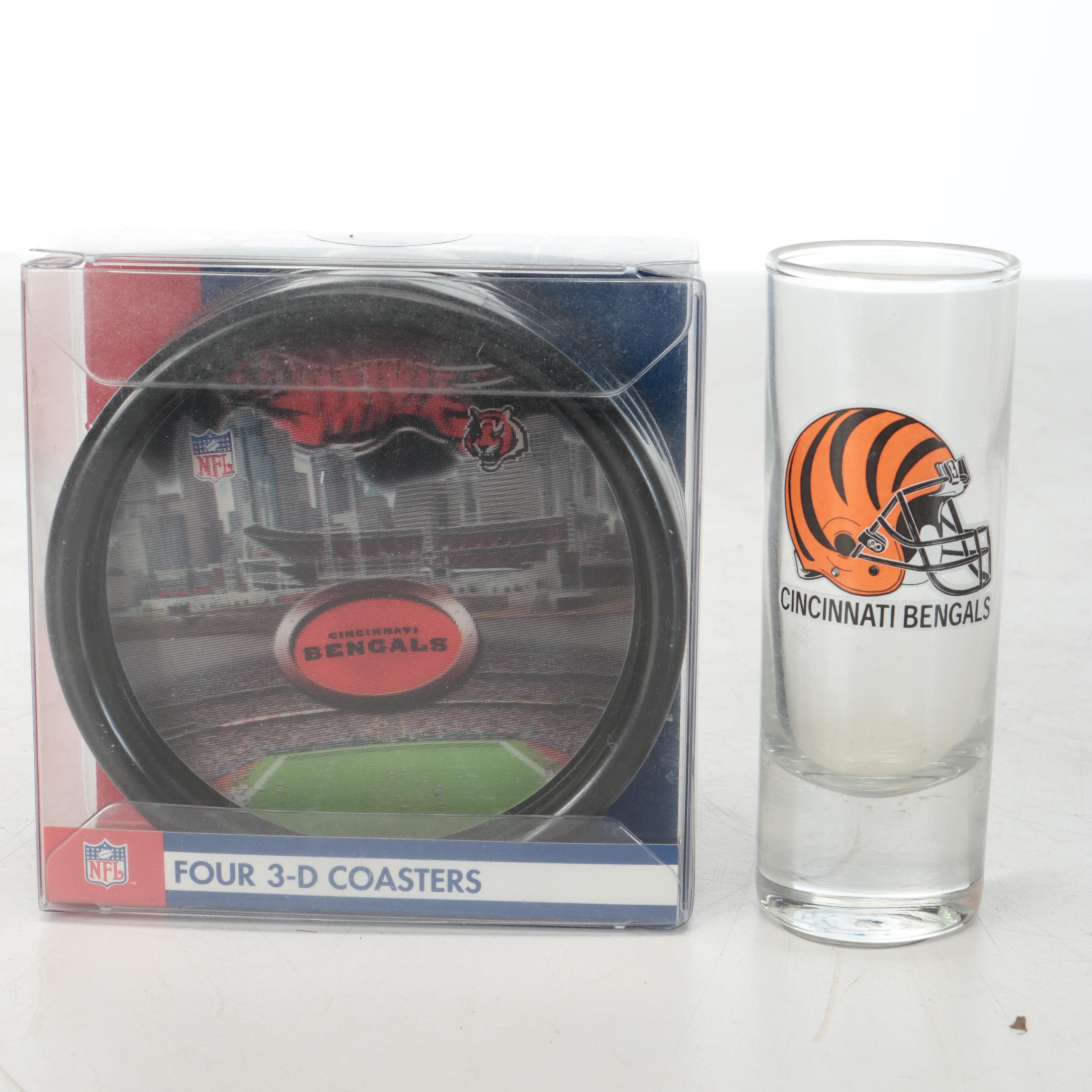 Cincinnati Bengals Themed Mugs, Coasters and More Table Accessories
