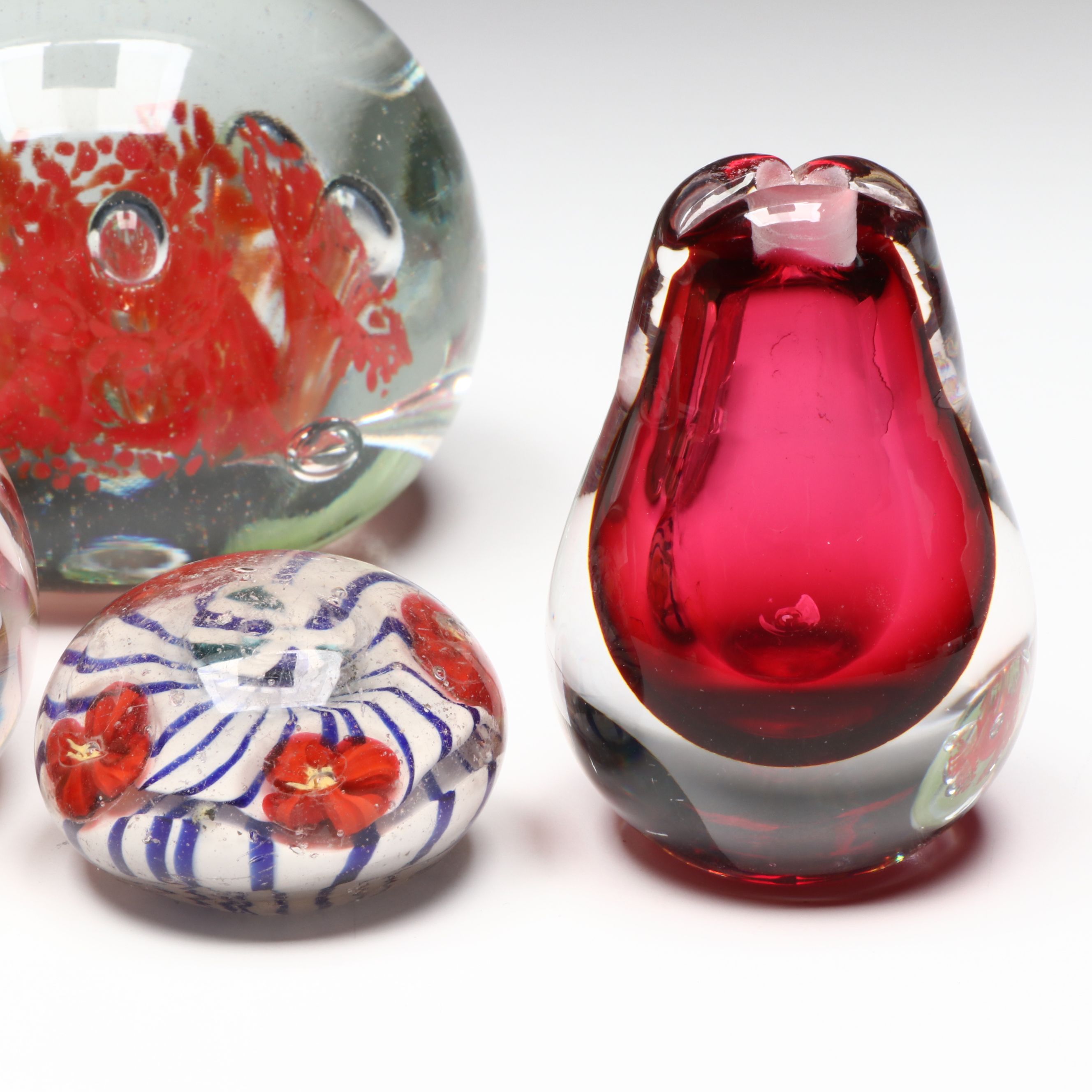 Kosta Boda and Other Art Glass Paperweights