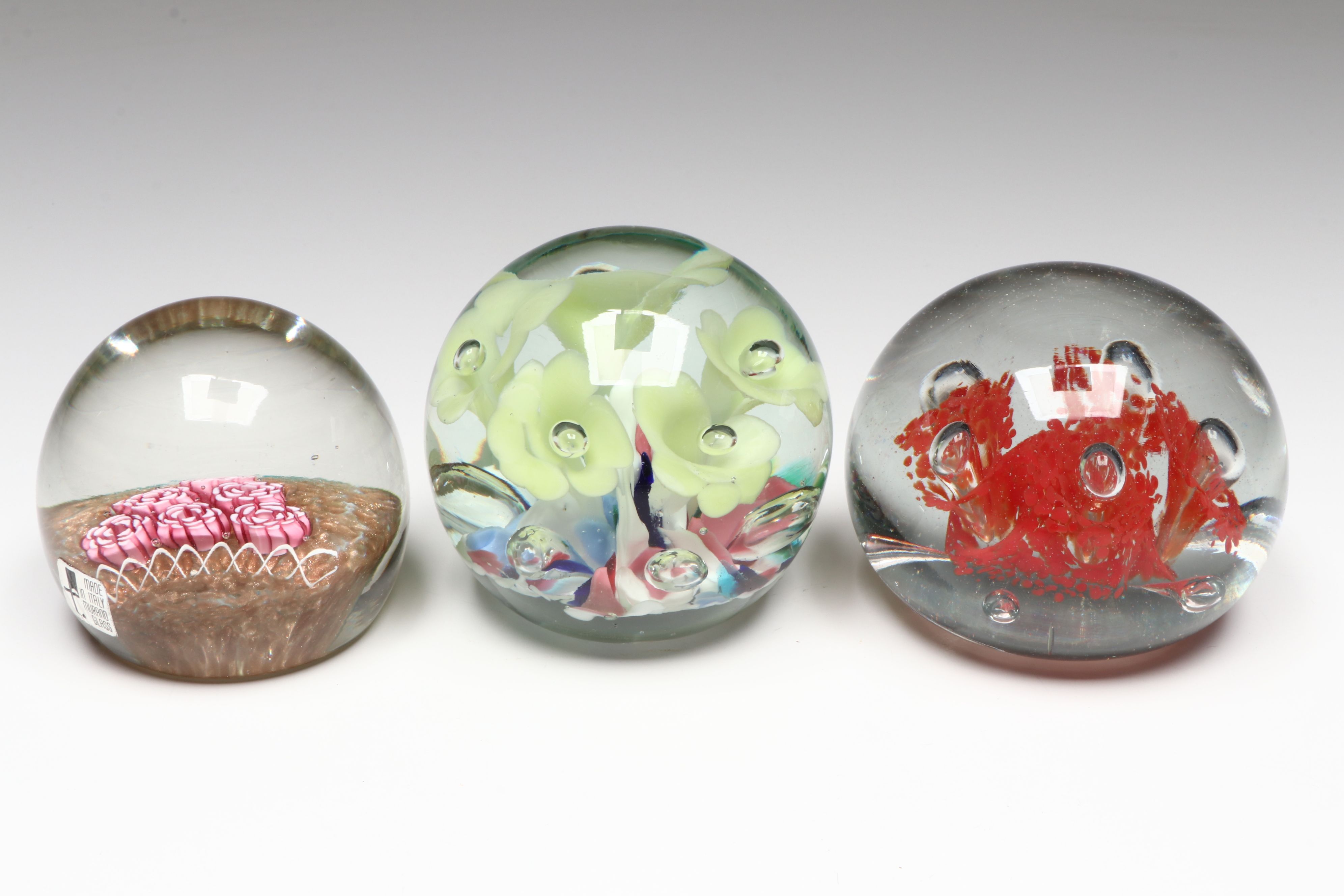 Kosta Boda and Other Art Glass Paperweights