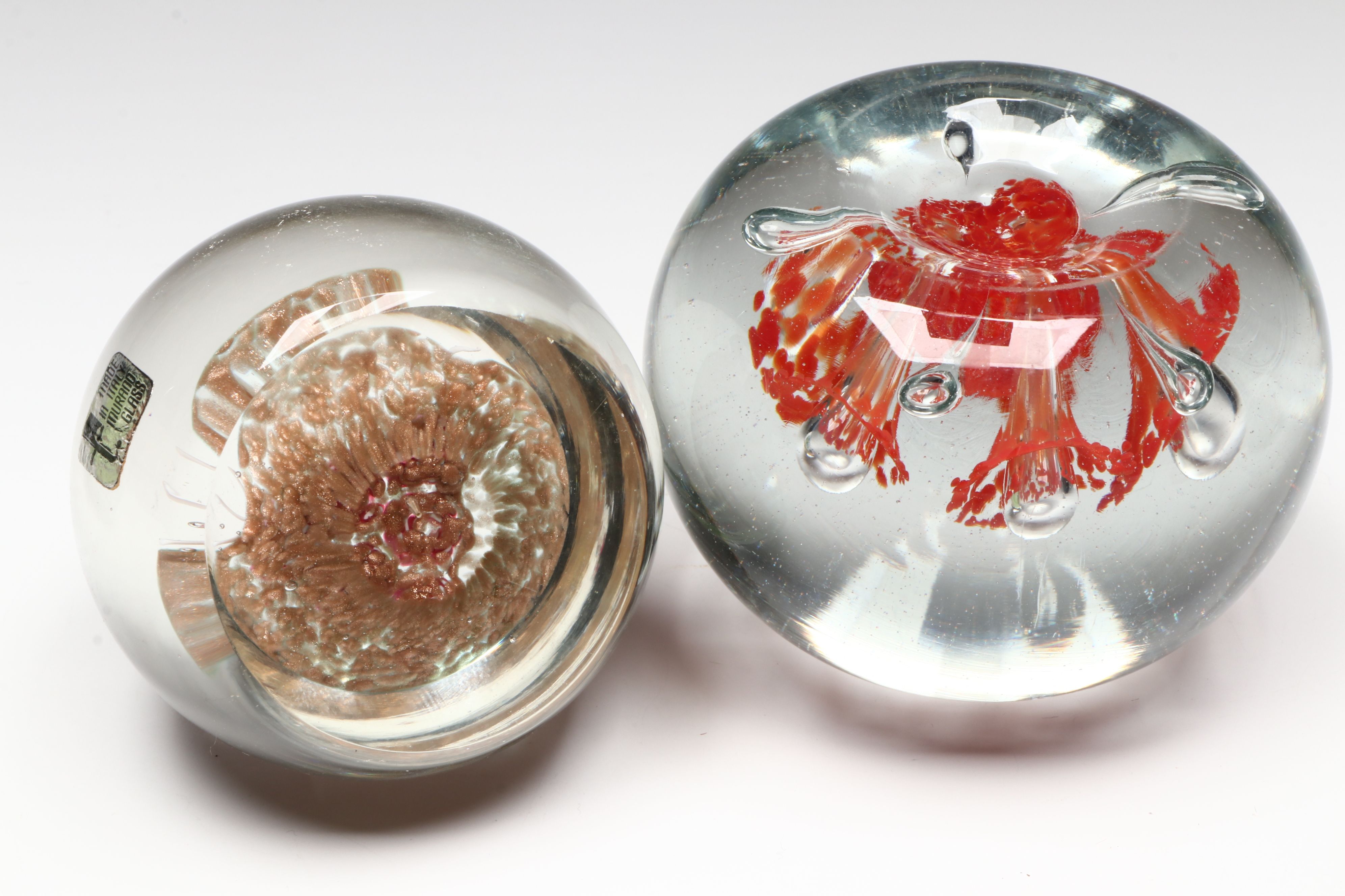 Kosta Boda and Other Art Glass Paperweights