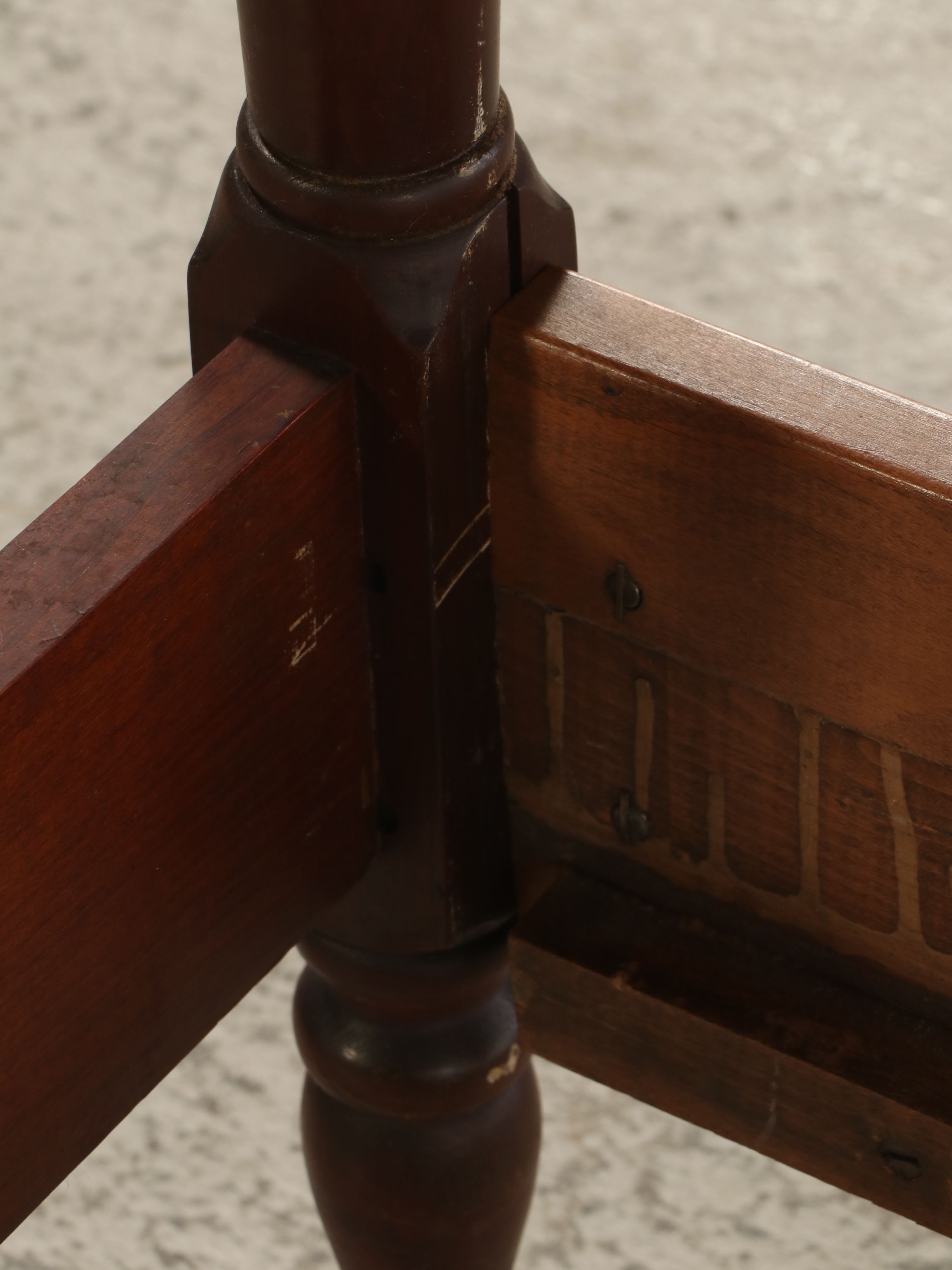Jenny Lind Style Walnut Bed Frame, Early 20th Century