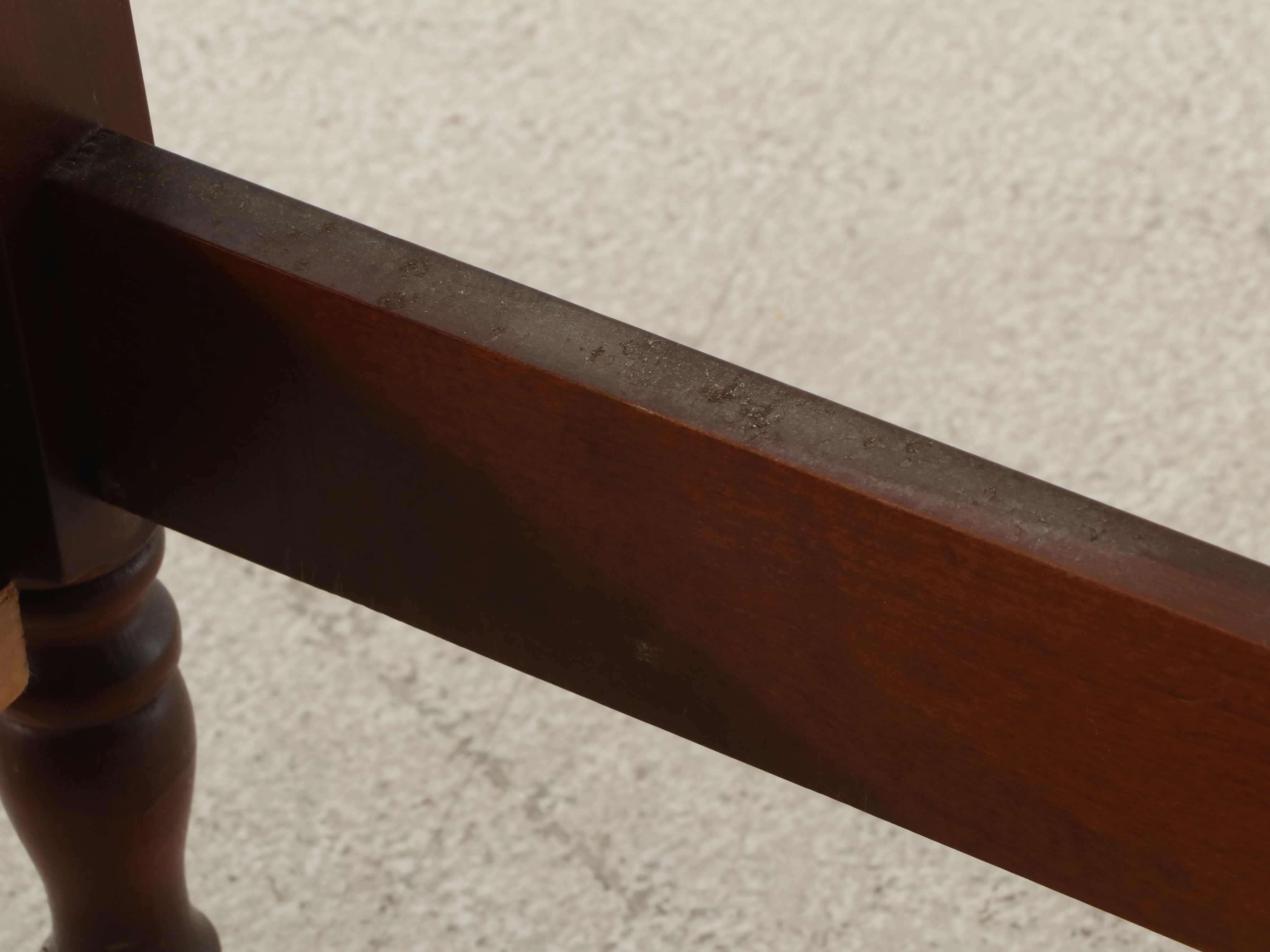 Jenny Lind Style Walnut Bed Frame, Early 20th Century