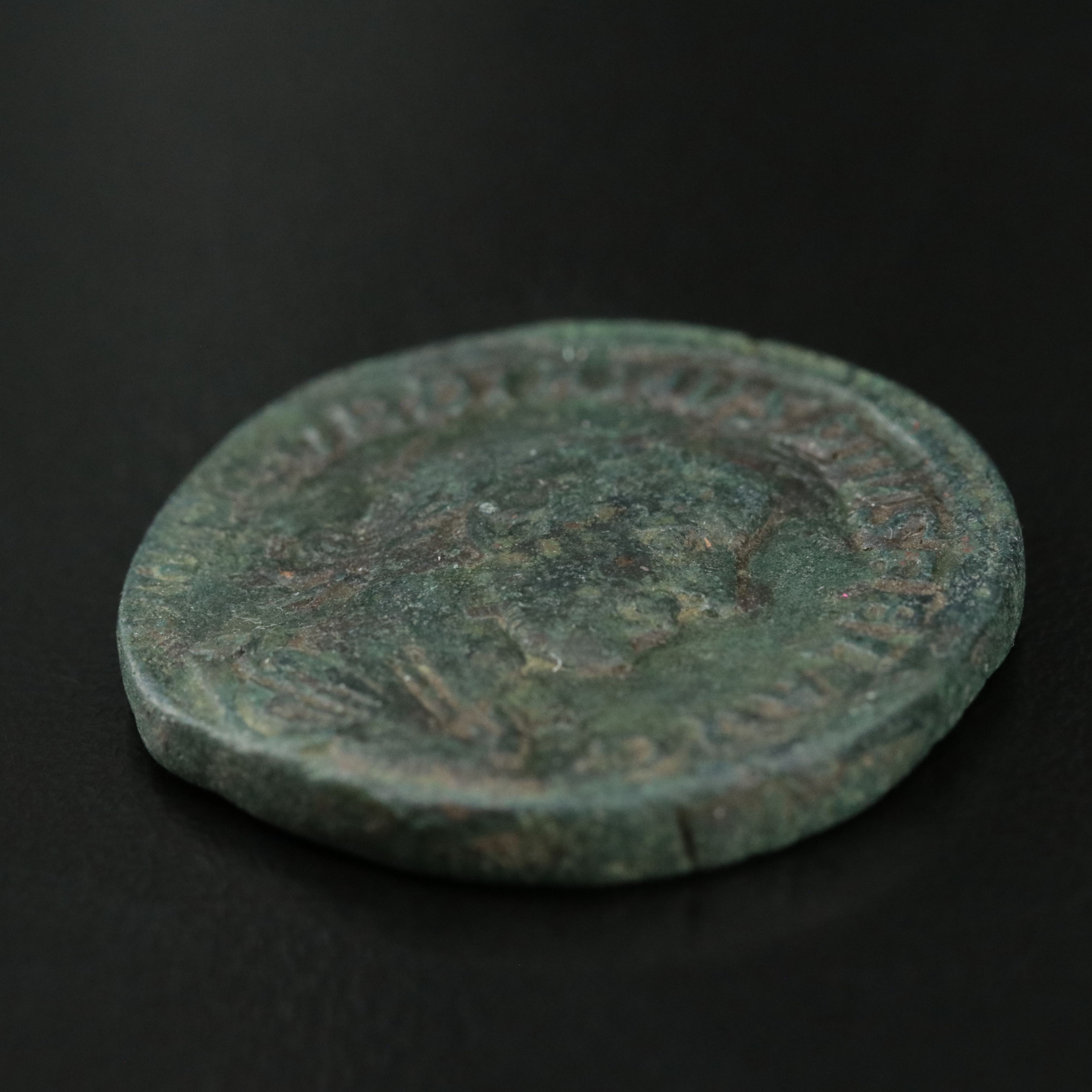 Ancient Roman Imperial Æ Sestertius Coin of Gordian III, ca. 243 A.D.