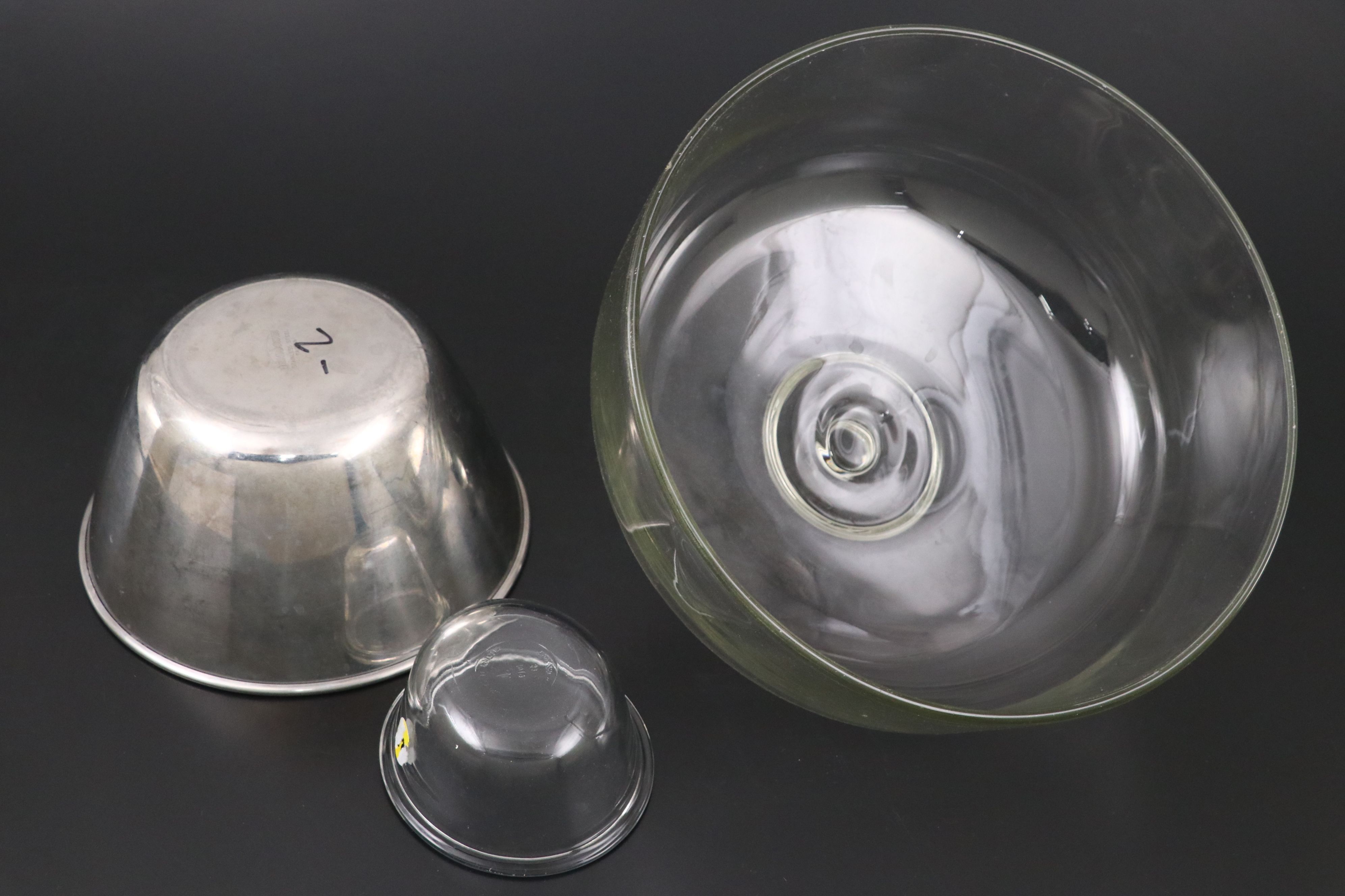Pyrex Glass Pie Pans with Other Glass and Stainless Steel Bakeware