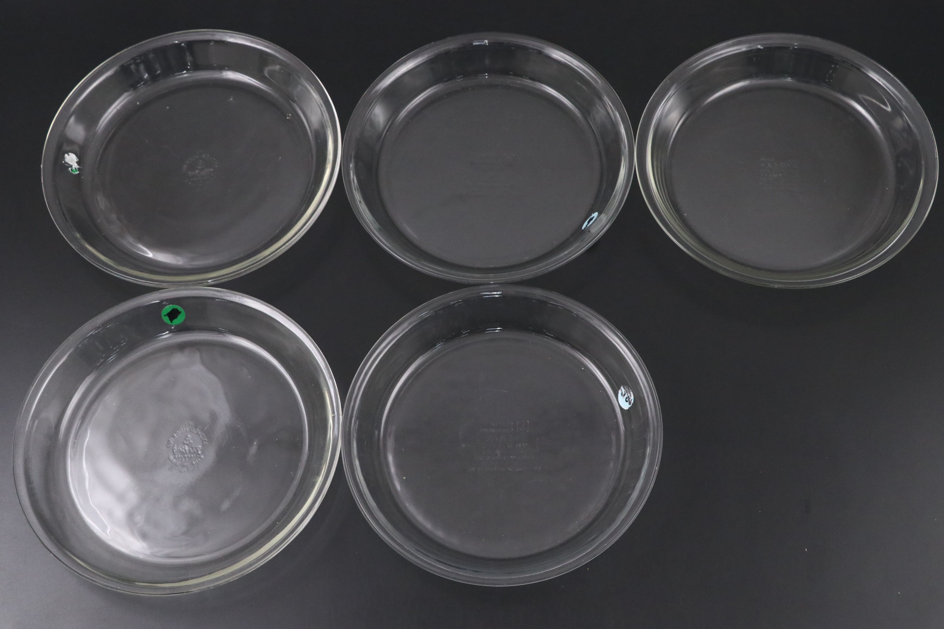 Pyrex Glass Pie Pans with Other Glass and Stainless Steel Bakeware