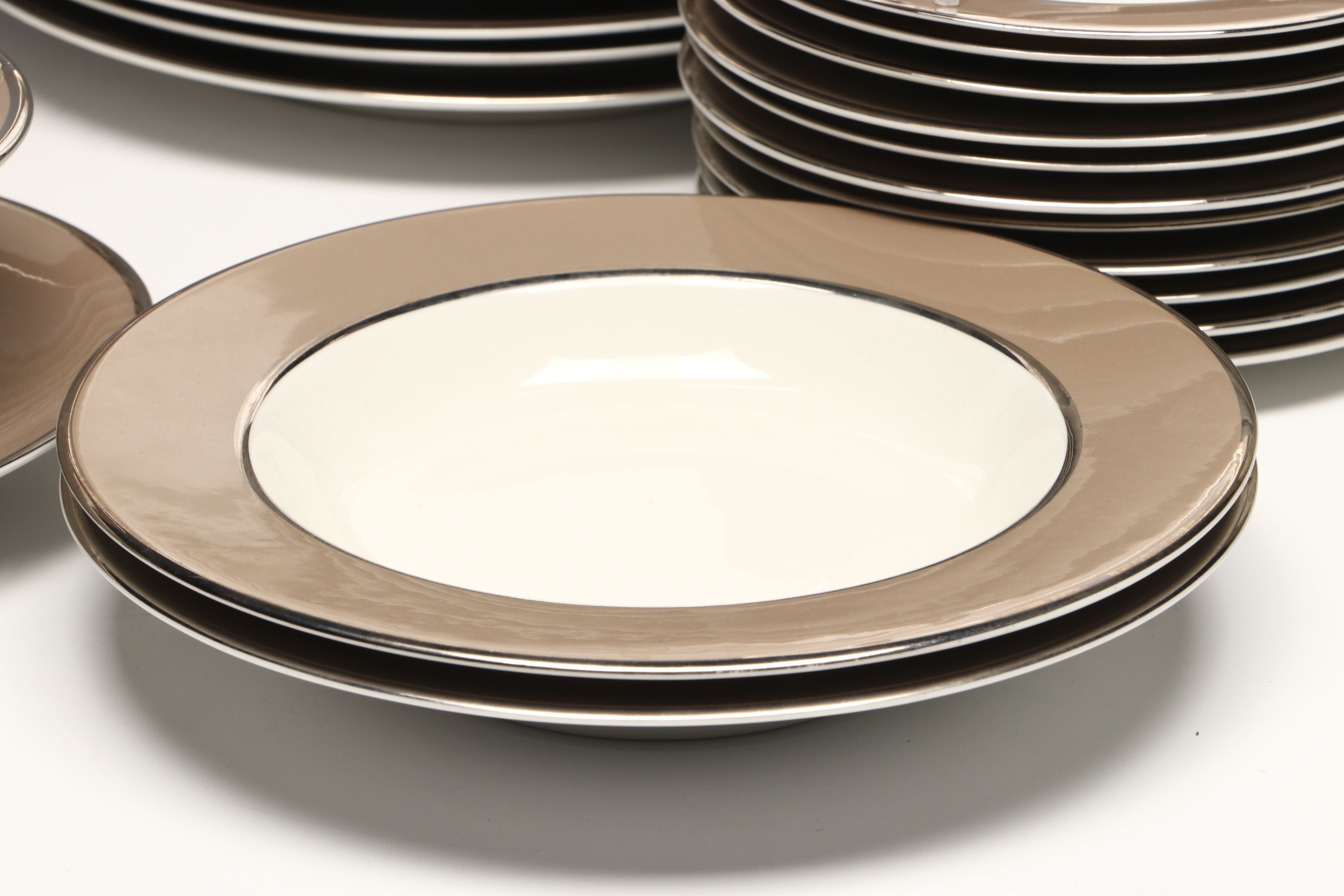 Royal Jackson Porcelain Tableware and Libbey Glassware