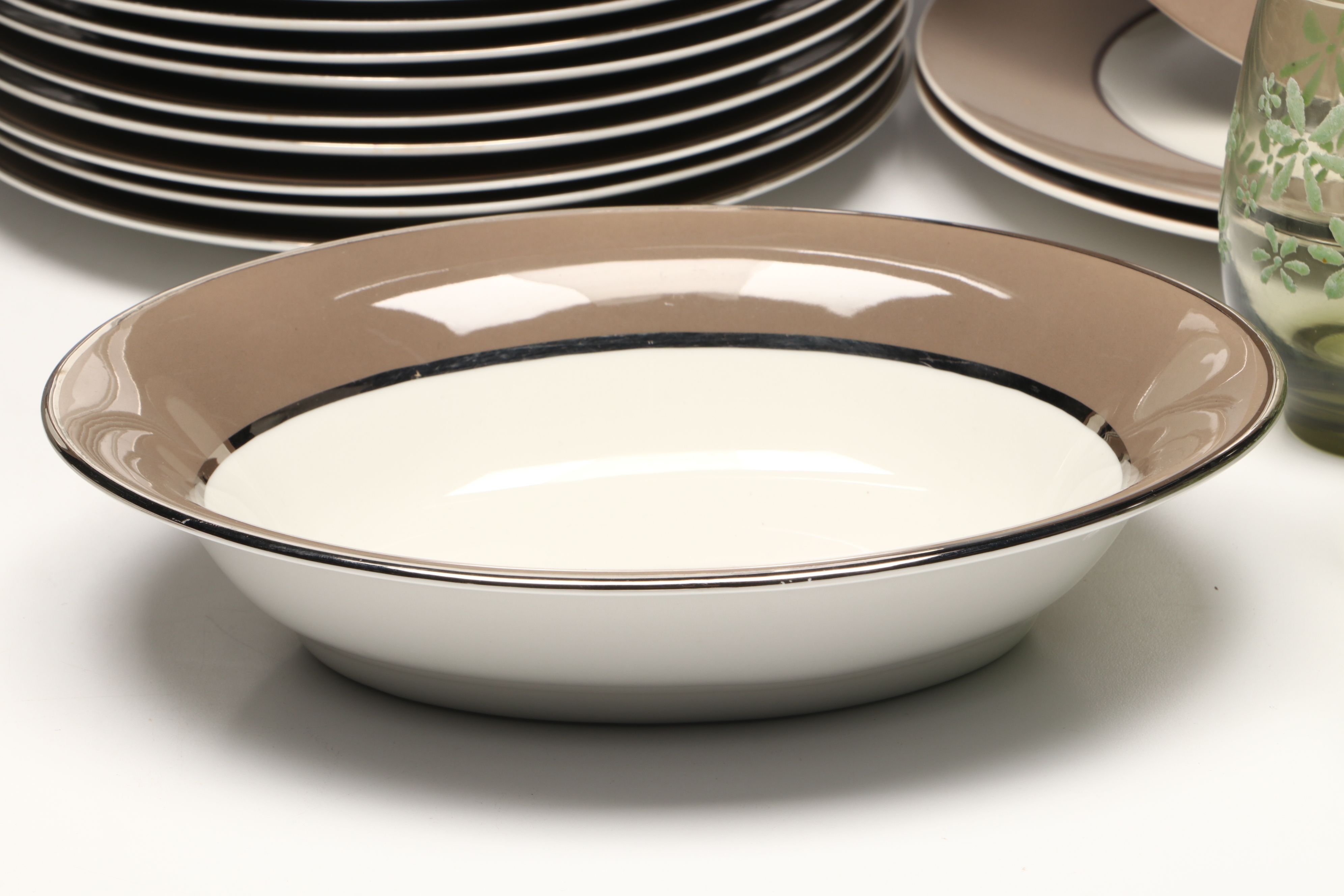 Royal Jackson Porcelain Tableware and Libbey Glassware