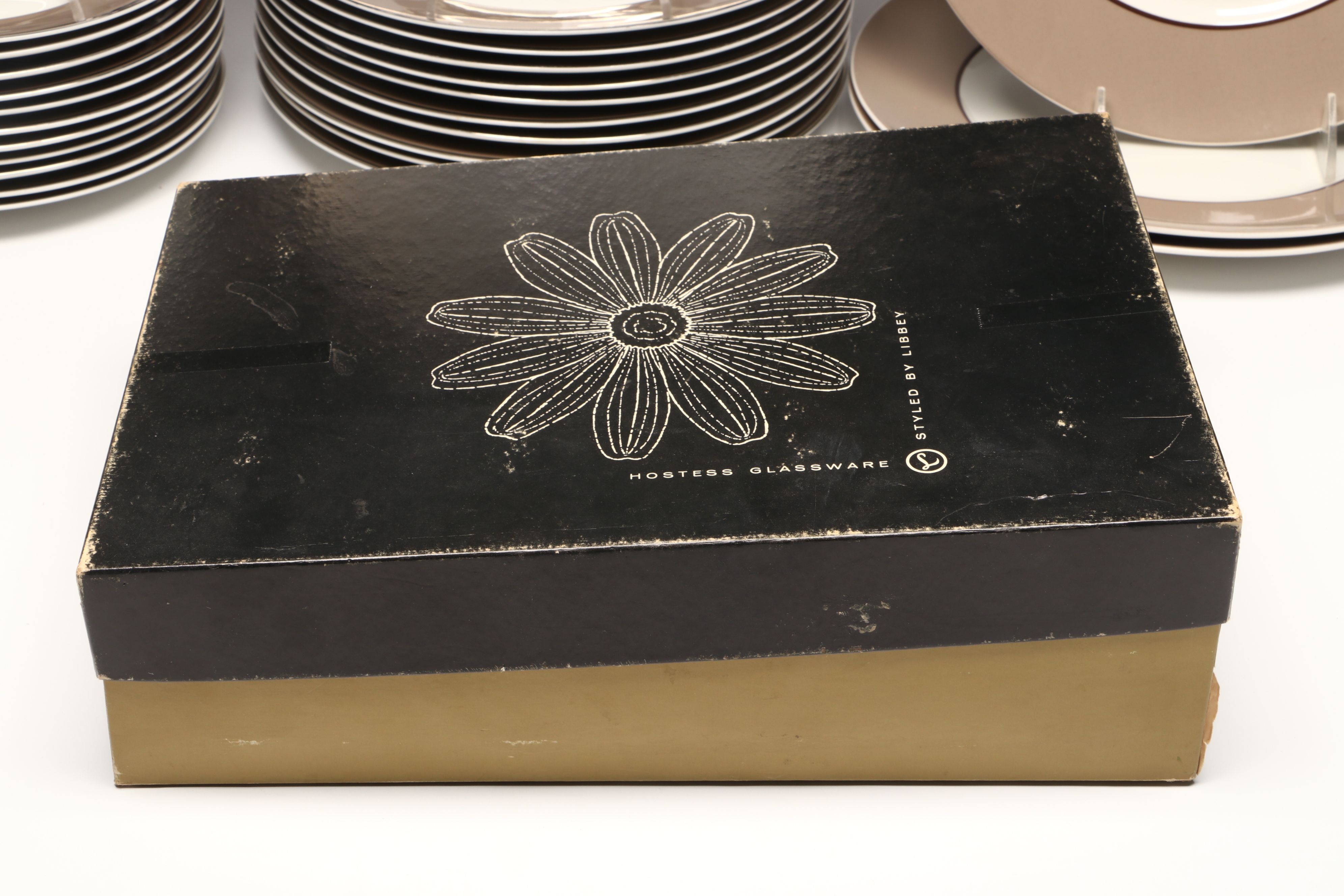 Royal Jackson Porcelain Tableware and Libbey Glassware