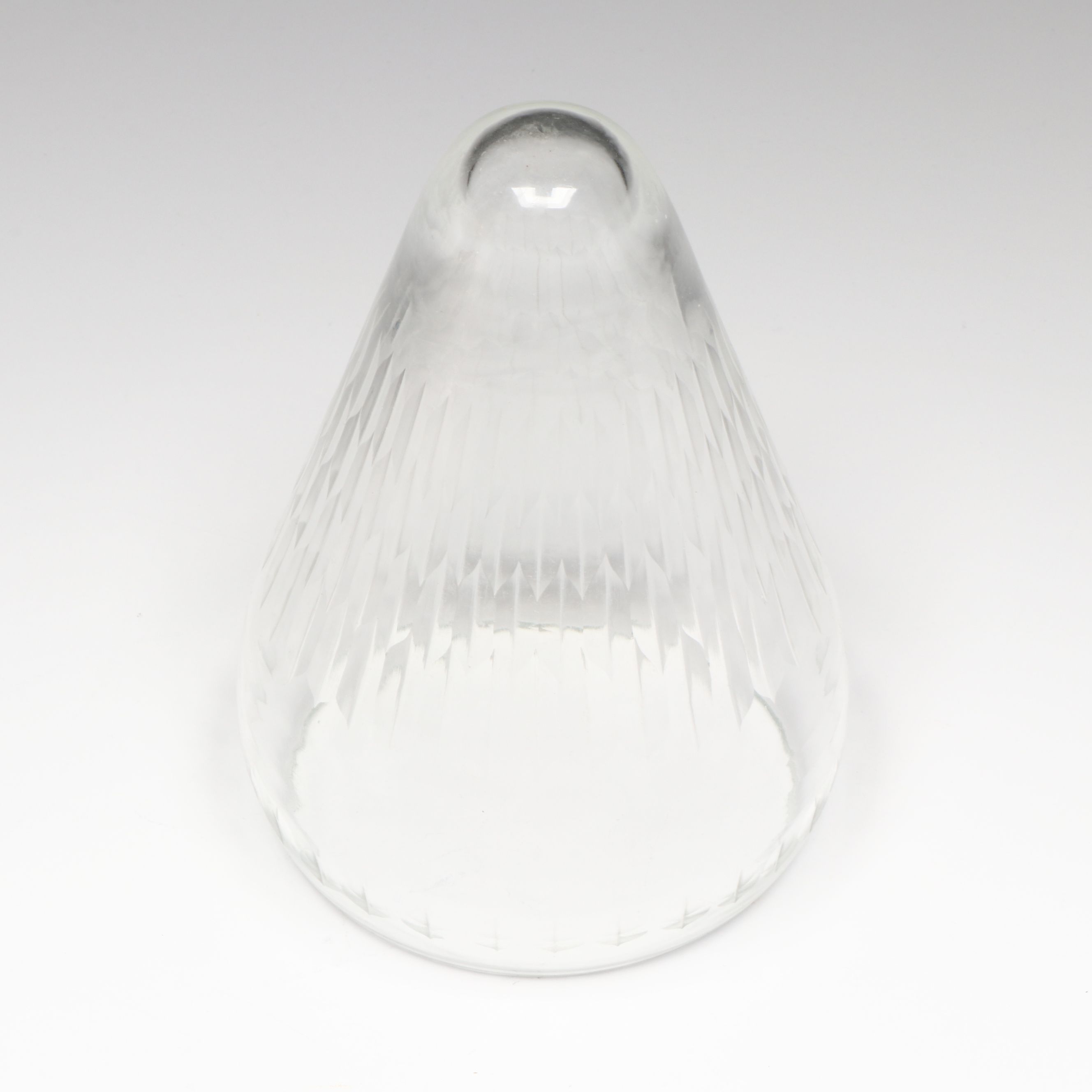 Wooden Hexagon Lidded Box with Glass and Metal Desk Décor