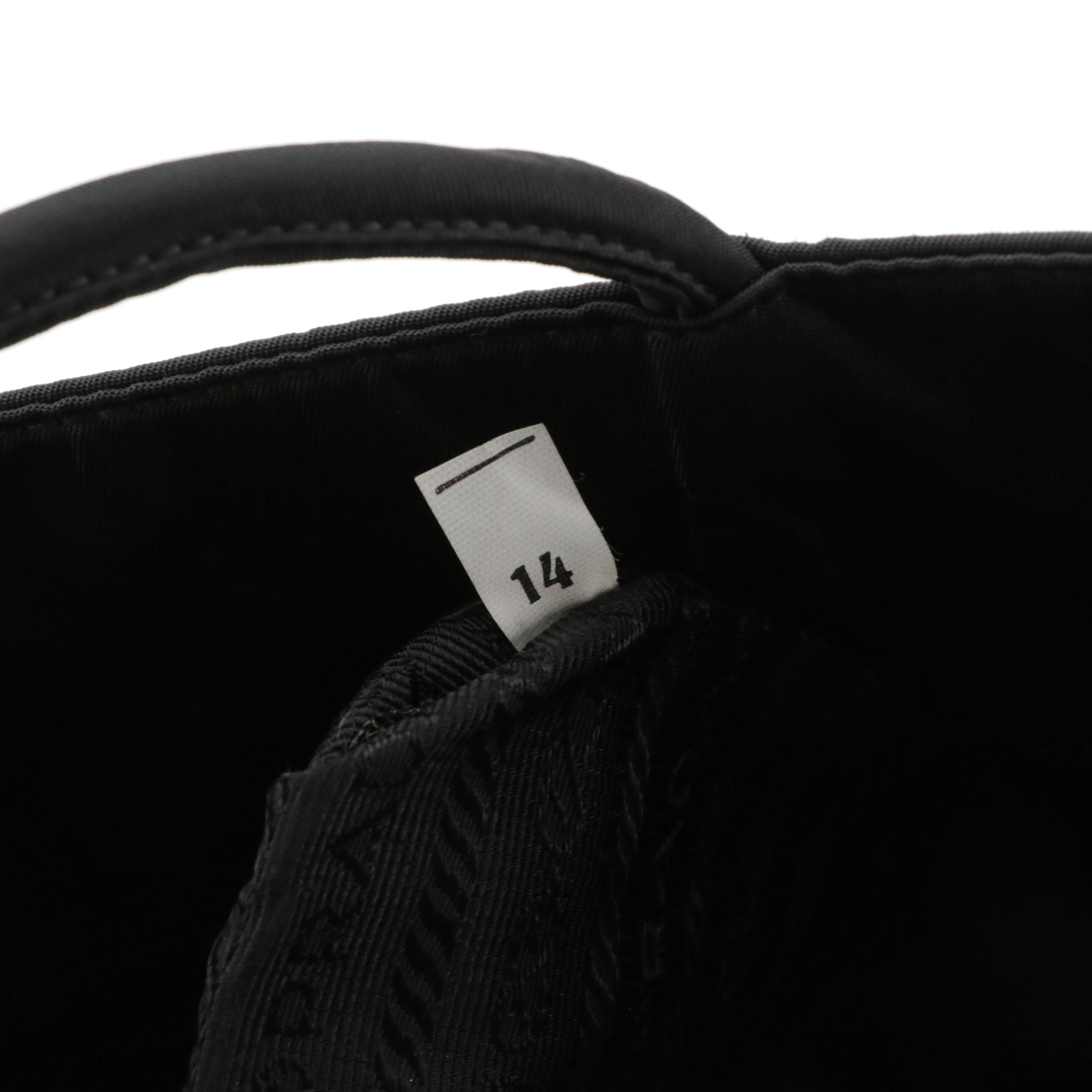 Prada Large Middle Zip Tote in Black Tessuto Nylon