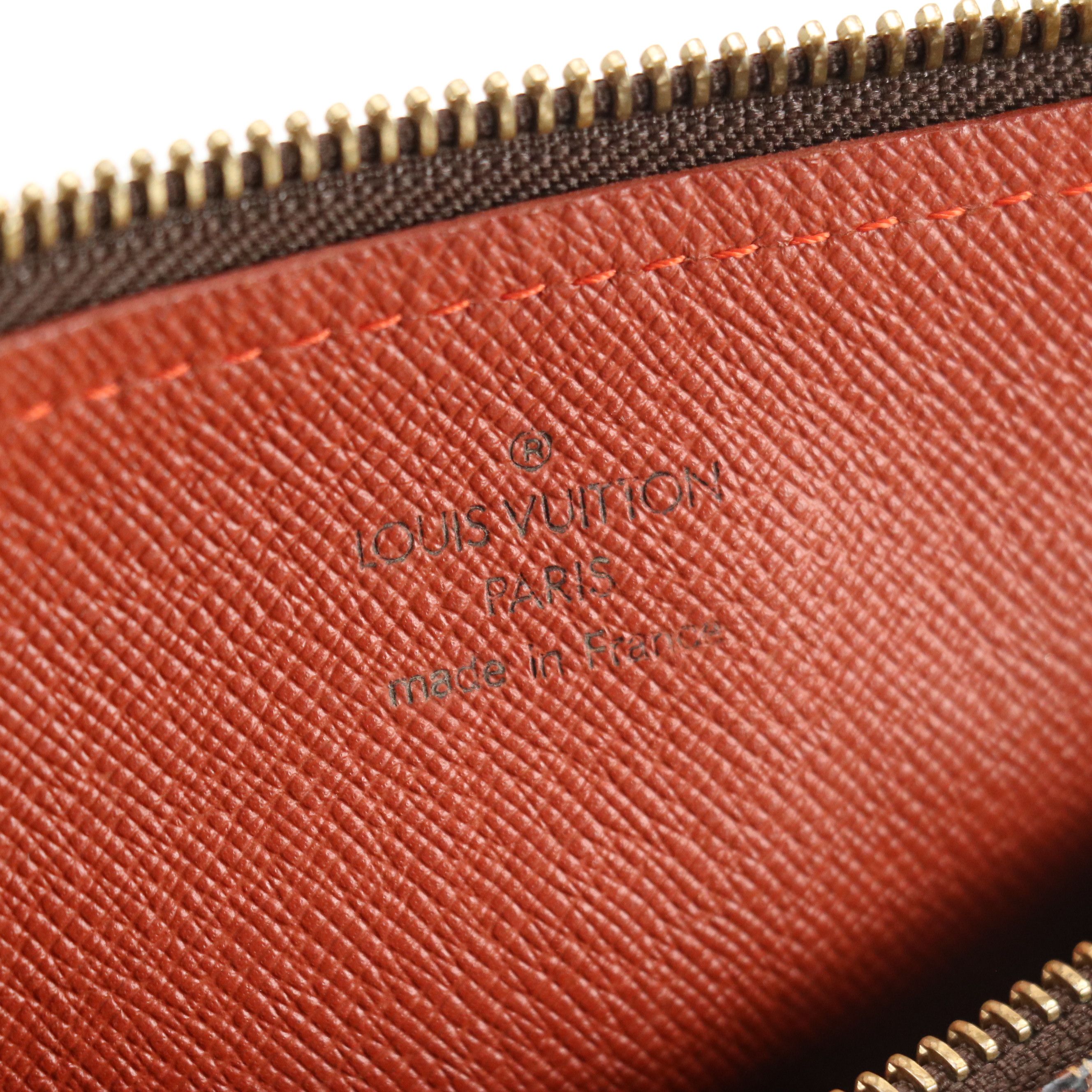 Louis Vuitton Papillon 30 with Pouch in Damier Ebene Canvas and Brown Leather