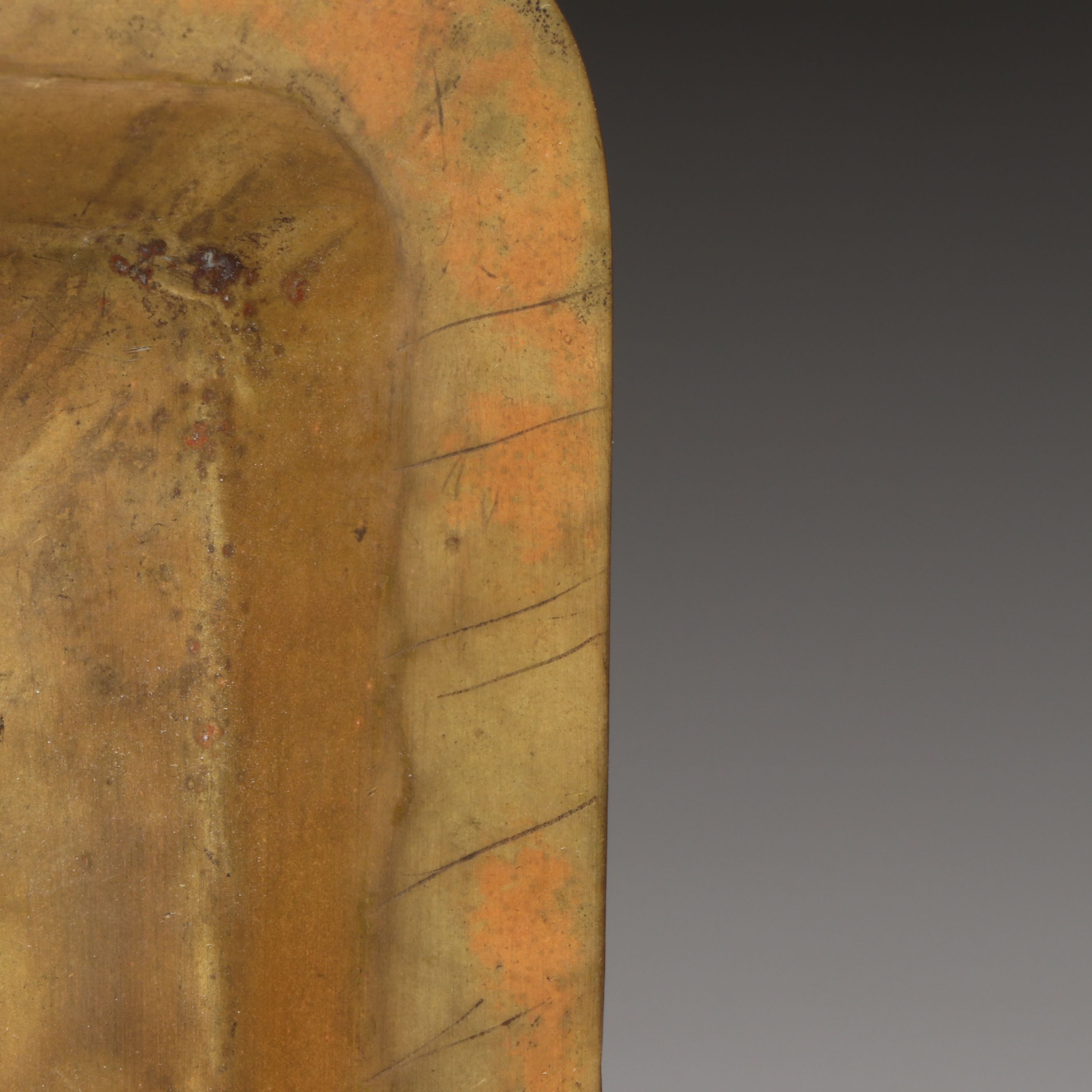 Hollywood Regency Style Crystal Ice Bucket with Brass Tray and Matchbox Holder