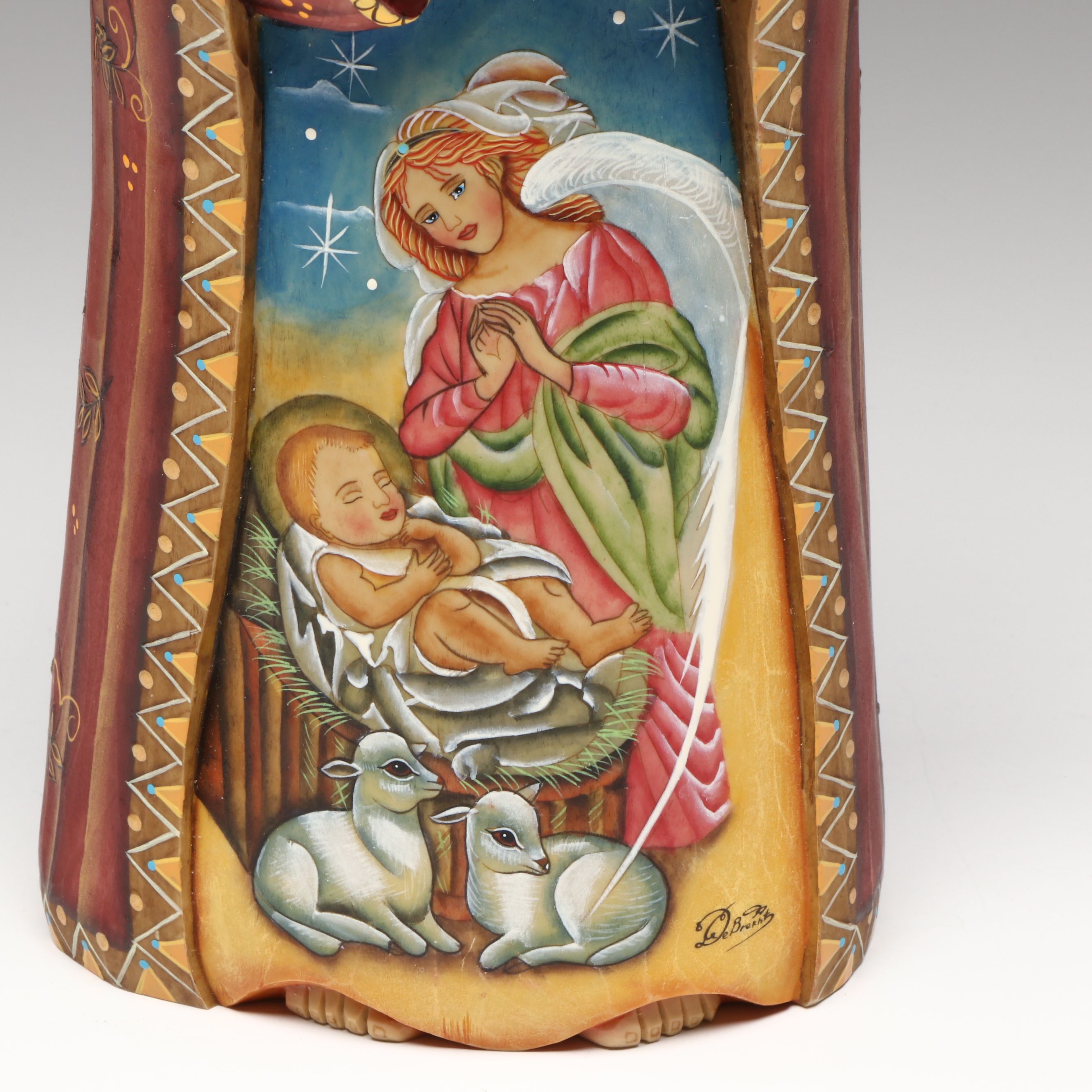 G. DeBrekht "Watching Over You" Madonna and Child Resin Figure