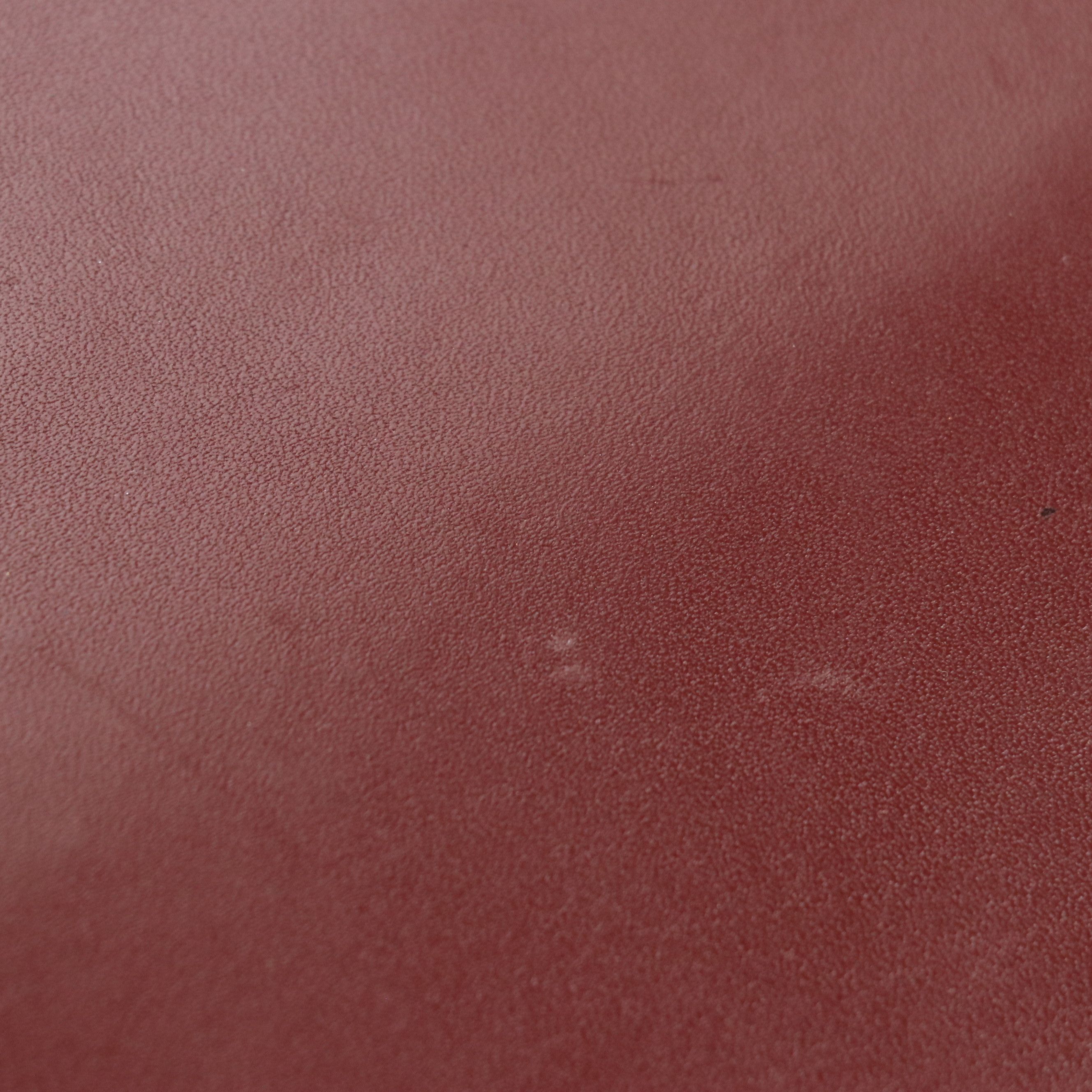 Cartier Must de Cartier Curved Flap Clutch in Burgundy Leather