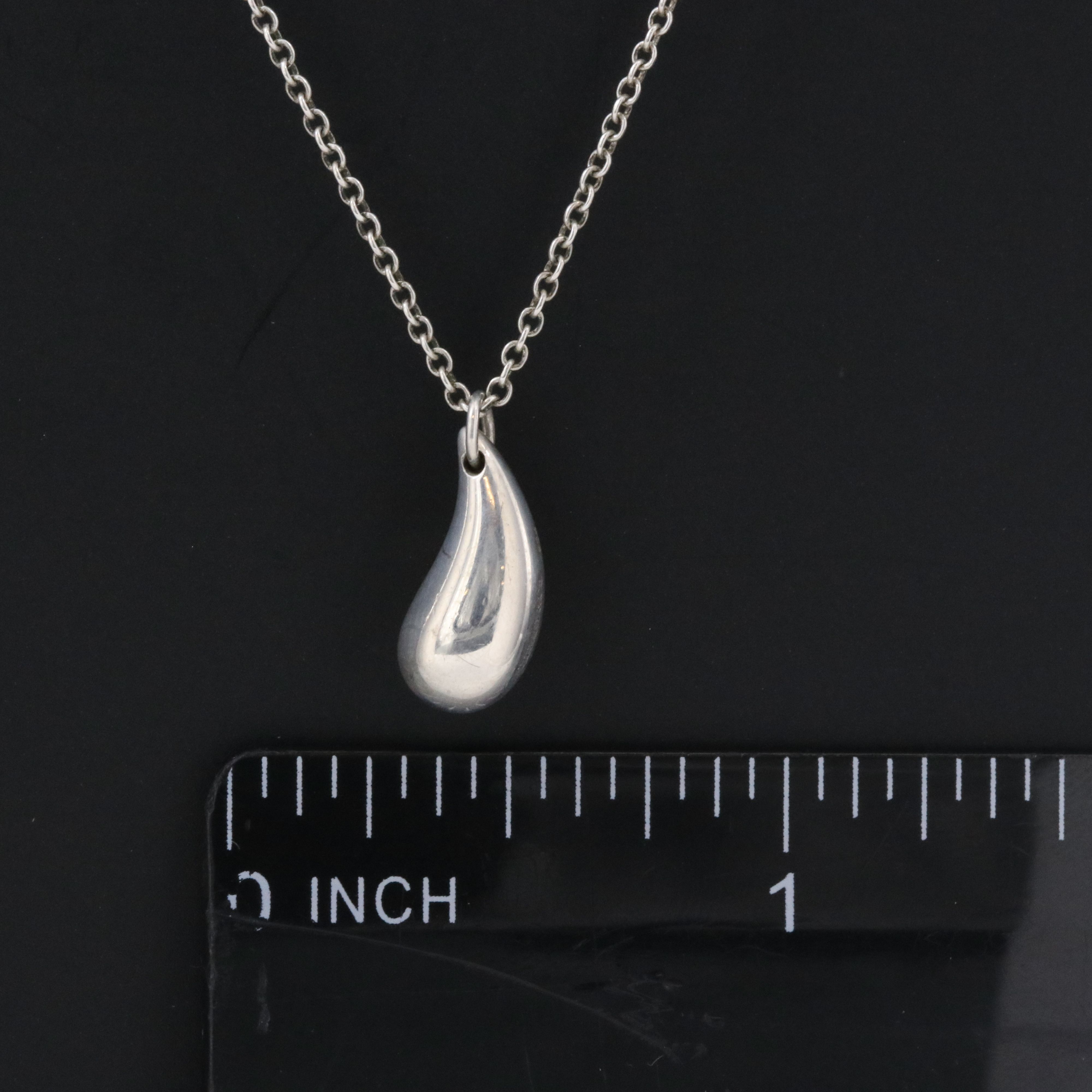 Elsa Peretti for Tiffany & Co. Sterling Teardrop Necklace