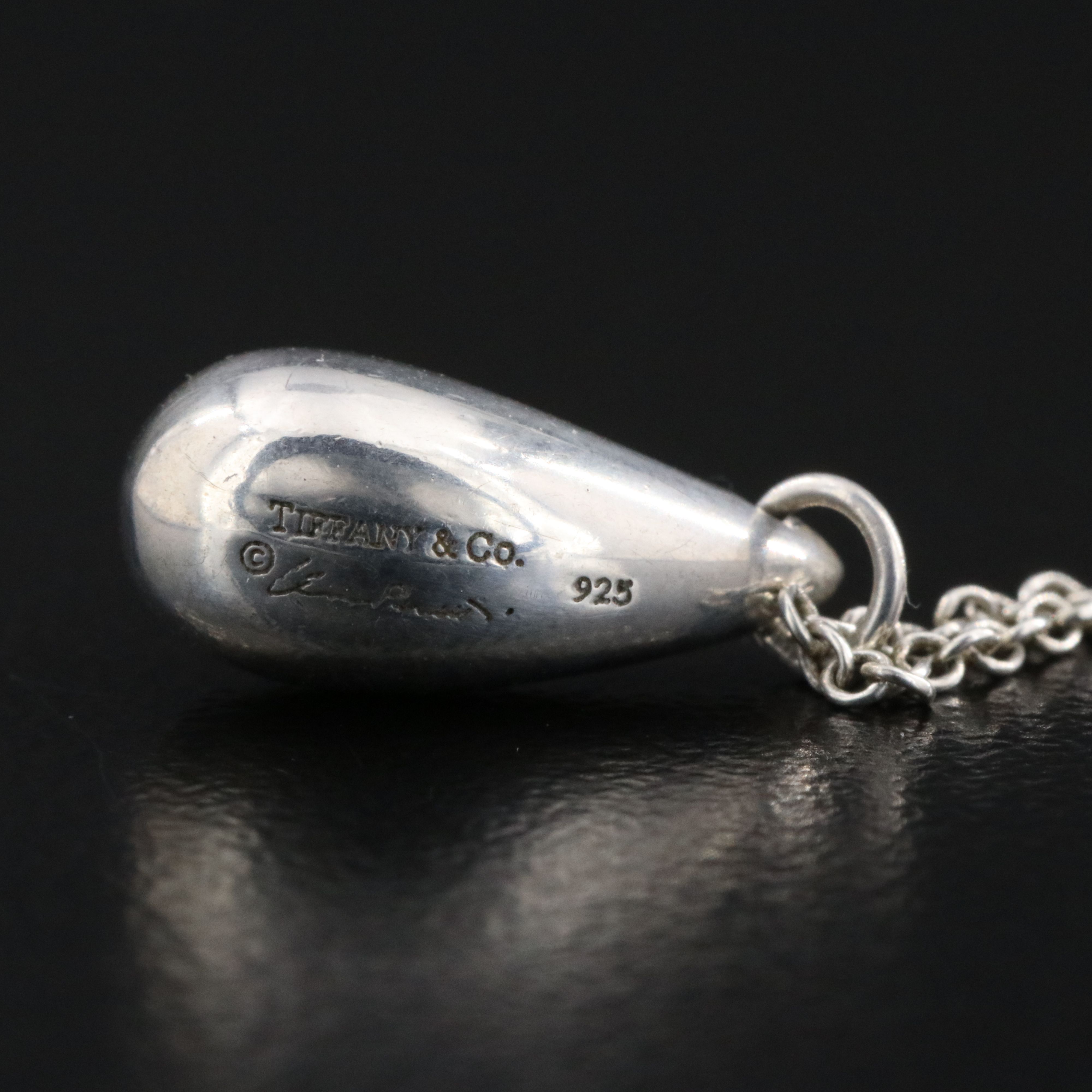 Elsa Peretti for Tiffany & Co. Sterling Teardrop Necklace