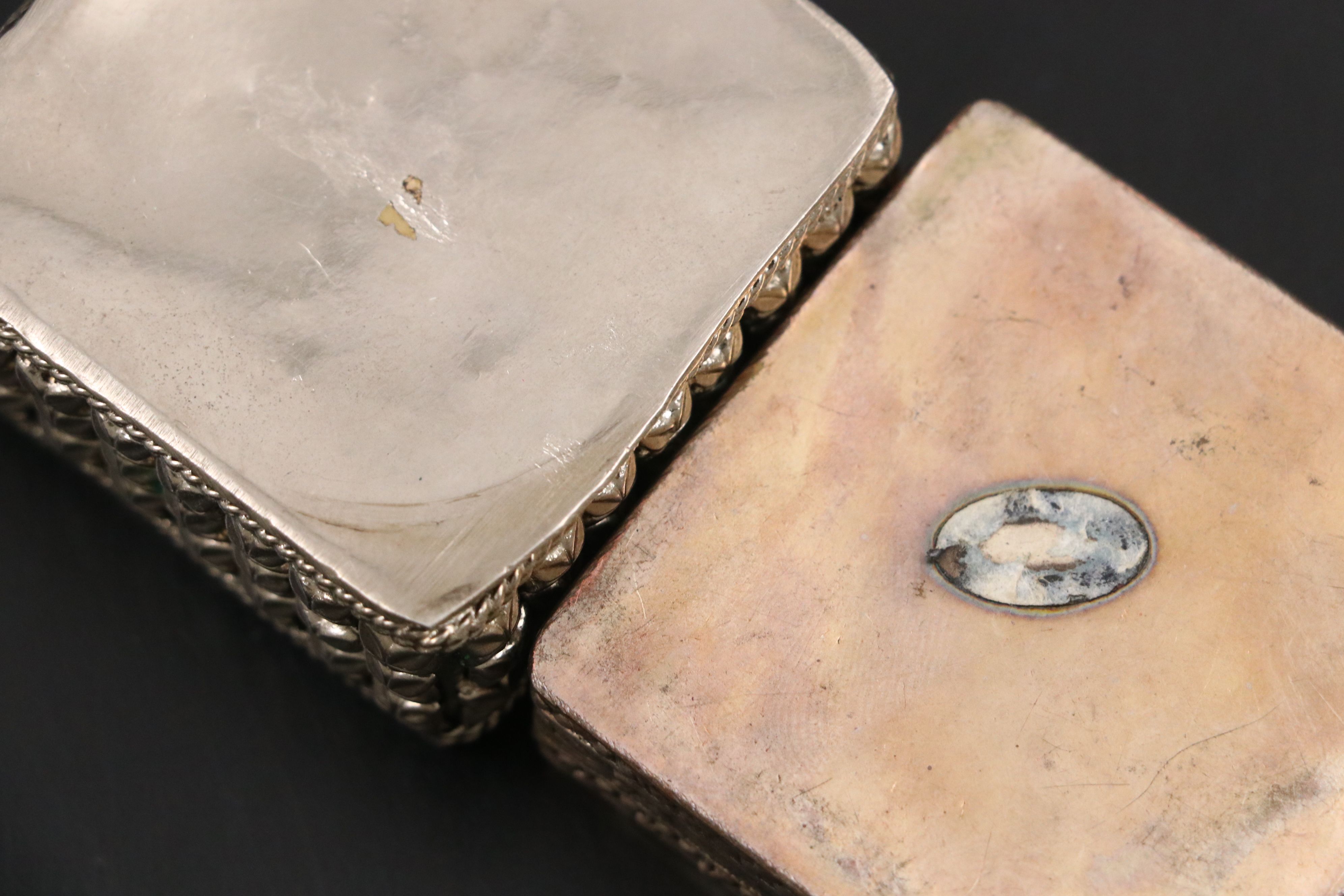 Tibetan Ghau with Other Stone Inlaid Boxes