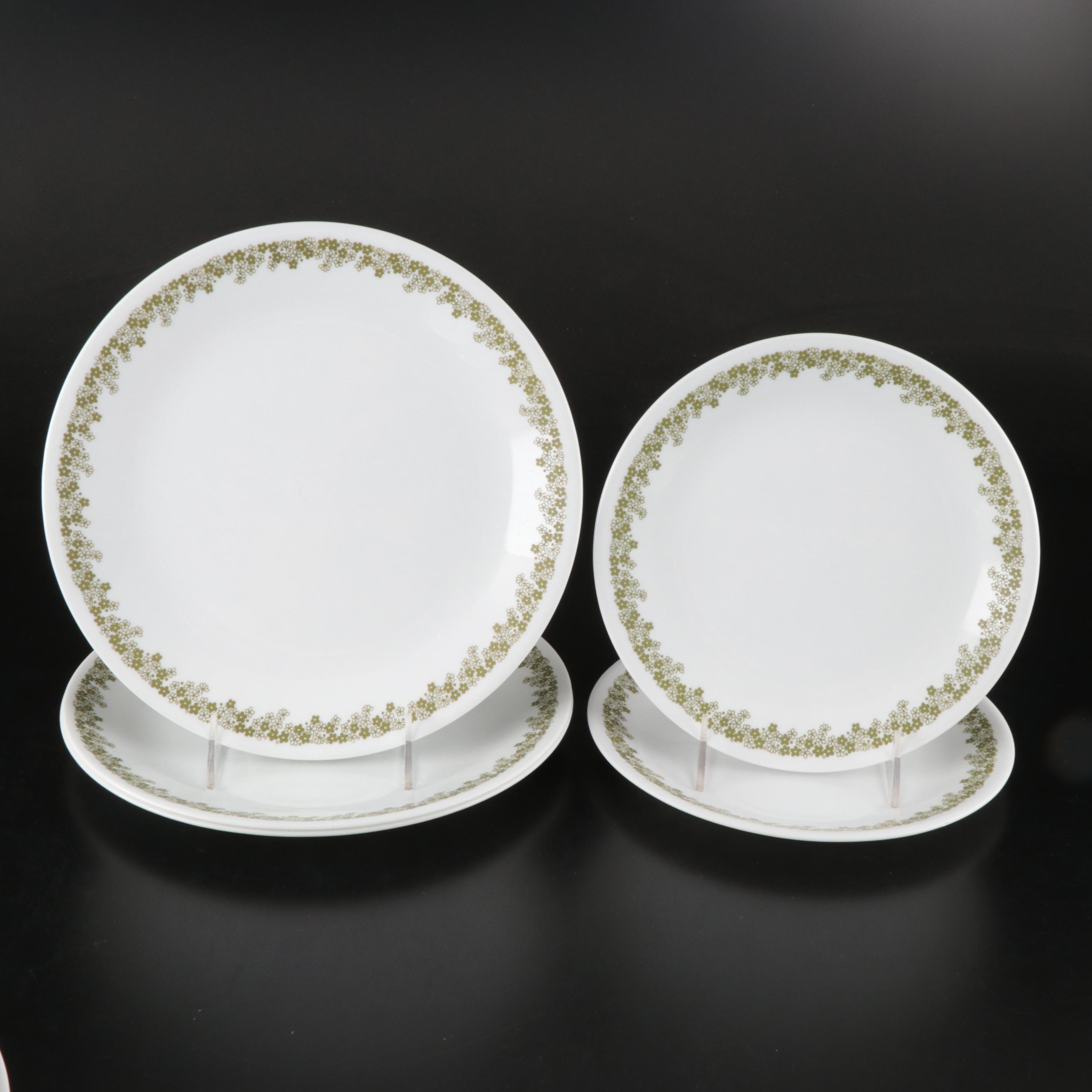 Pyrex and Corelle "Spring Blossom" Dinnerware, Mid to Late 20th Century