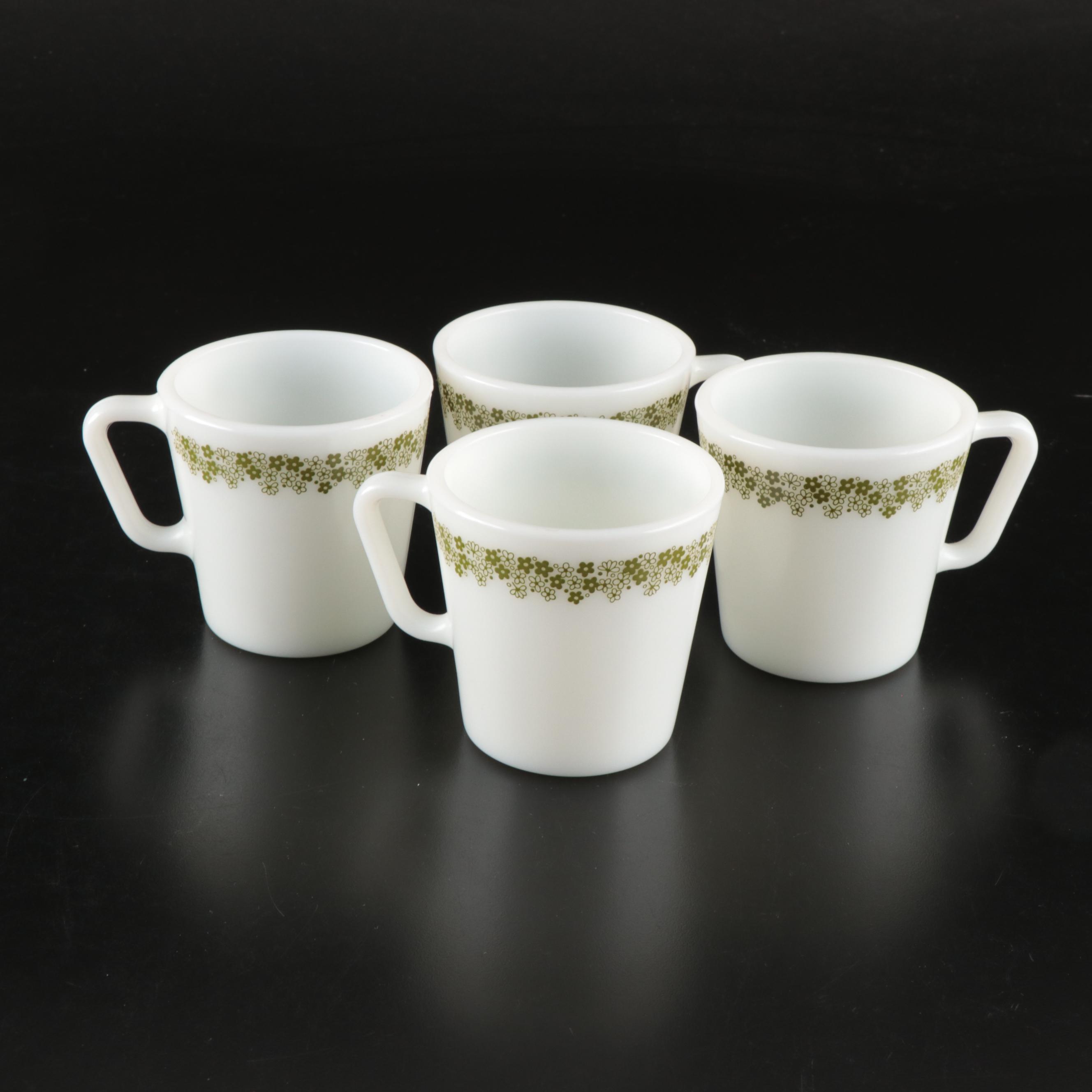 Pyrex and Corelle "Spring Blossom" Dinnerware, Mid to Late 20th Century
