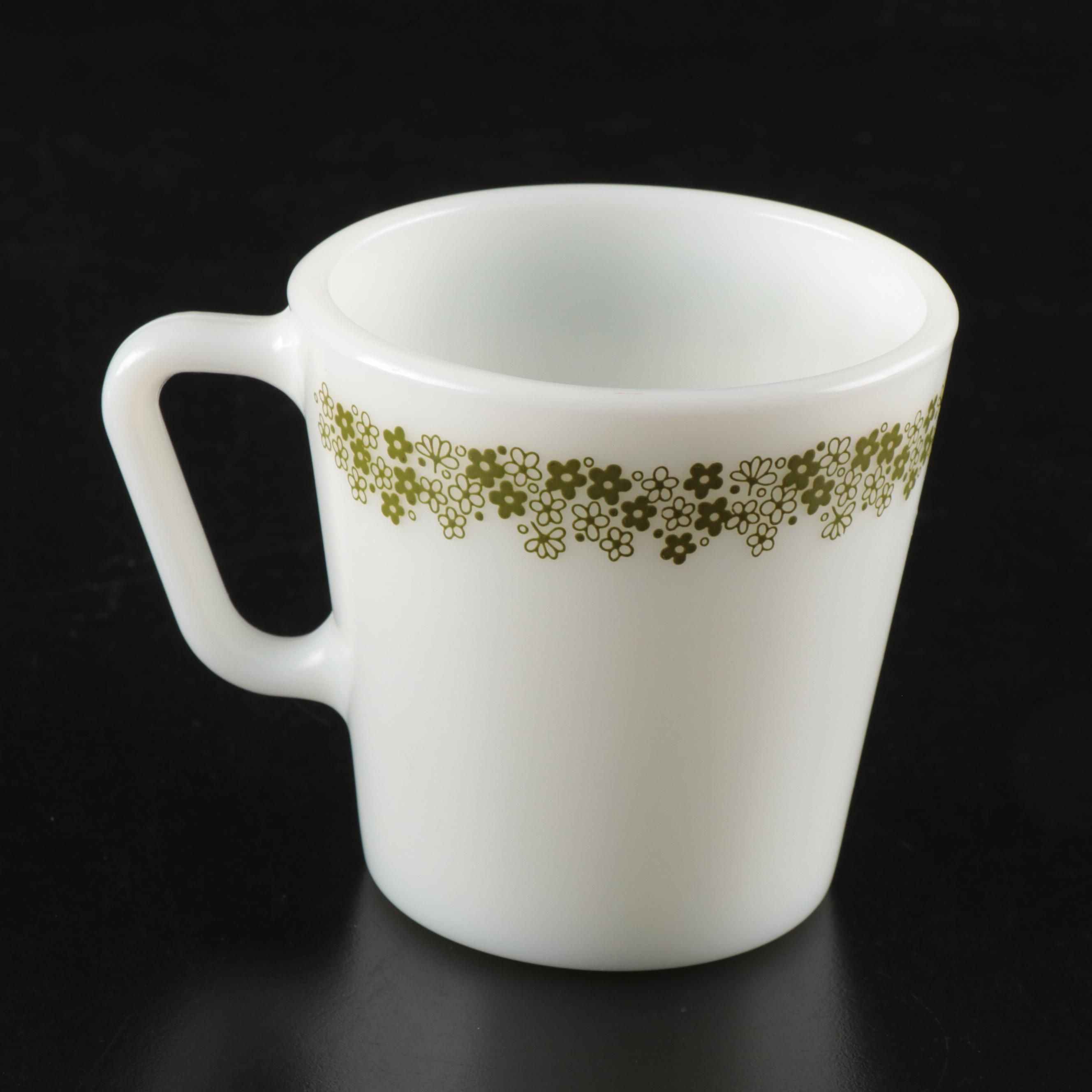 Pyrex and Corelle "Spring Blossom" Dinnerware, Mid to Late 20th Century