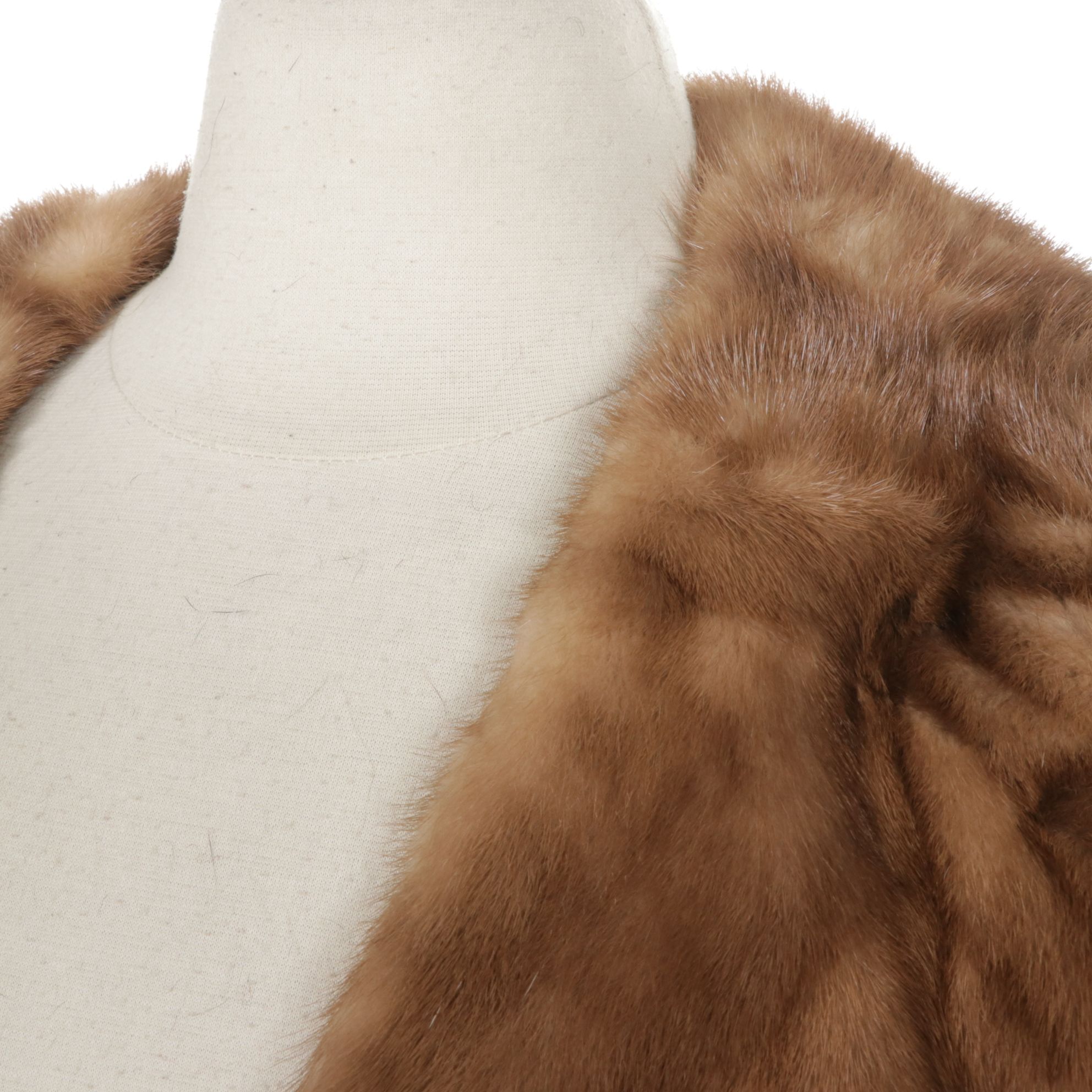 Pastel Mink Fur Stole