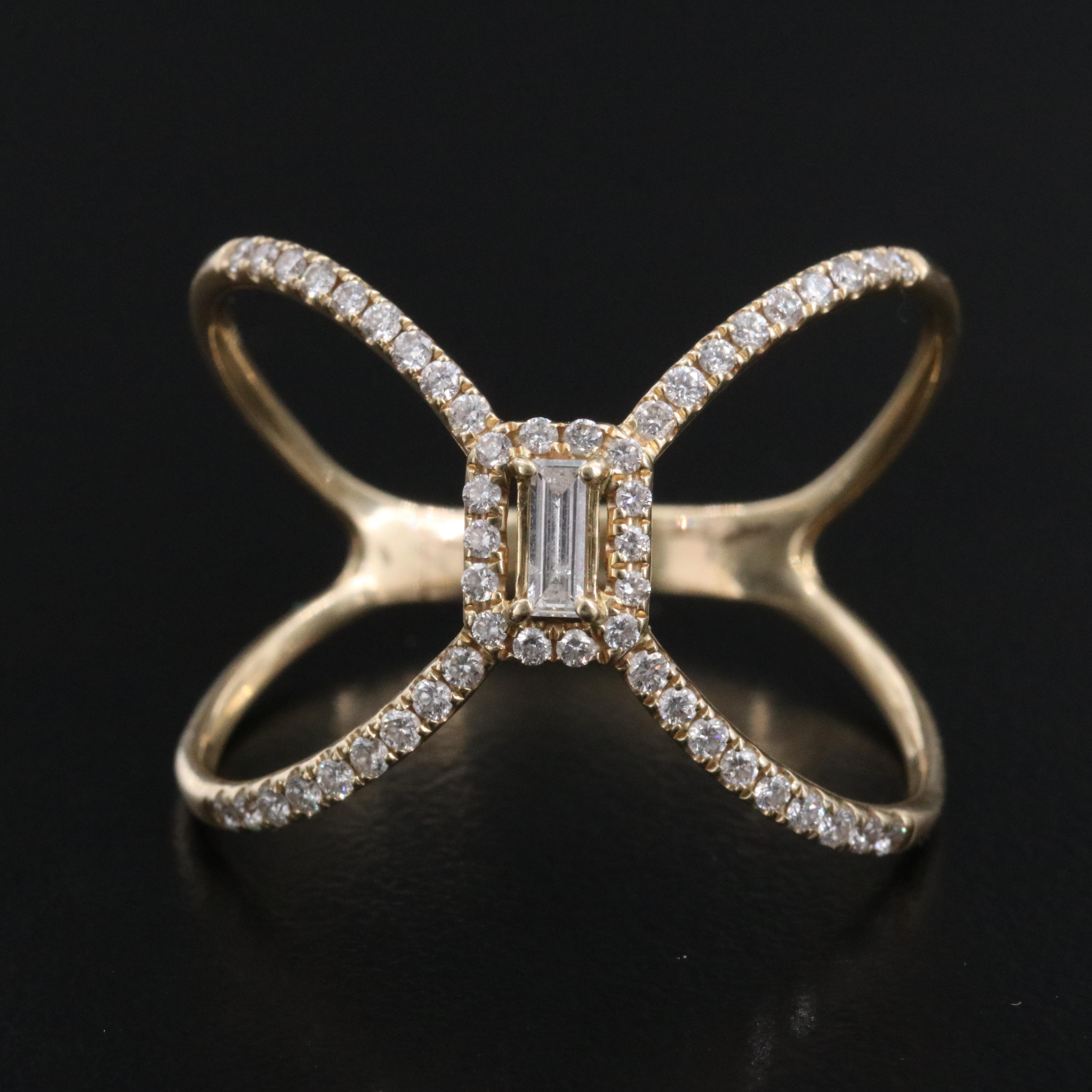 14K 0.47 CTW Diamond Ring