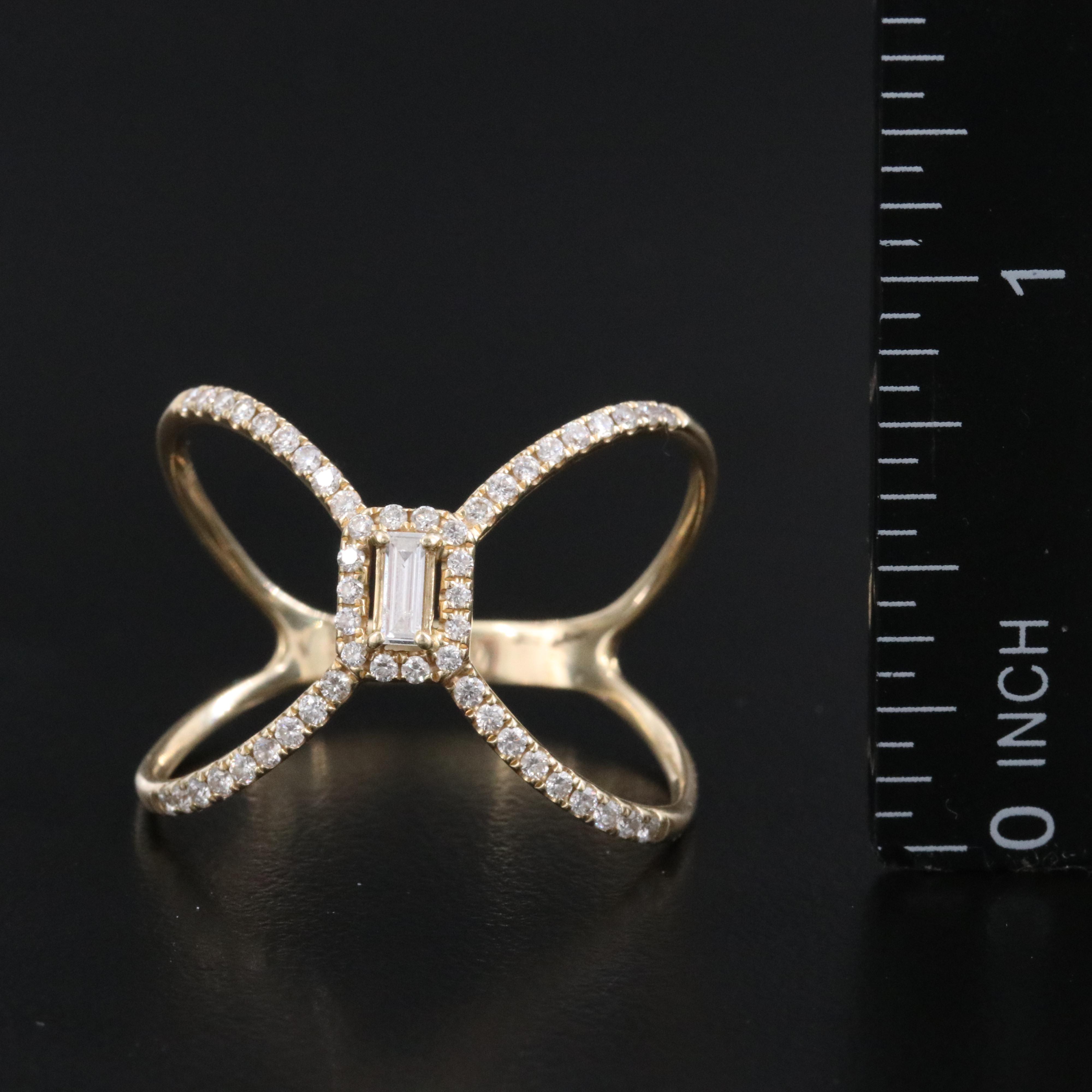 14K 0.47 CTW Diamond Ring