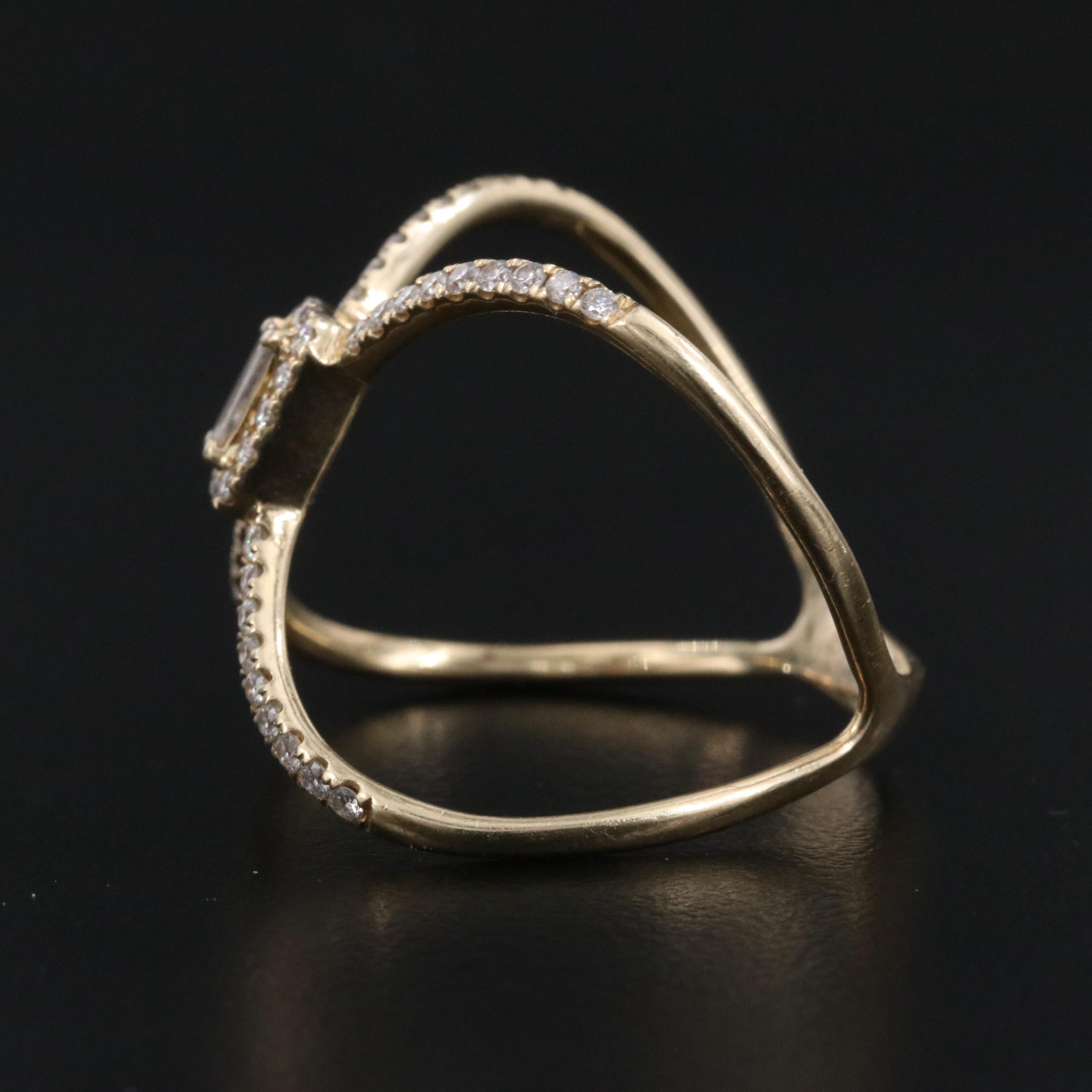 14K 0.47 CTW Diamond Ring