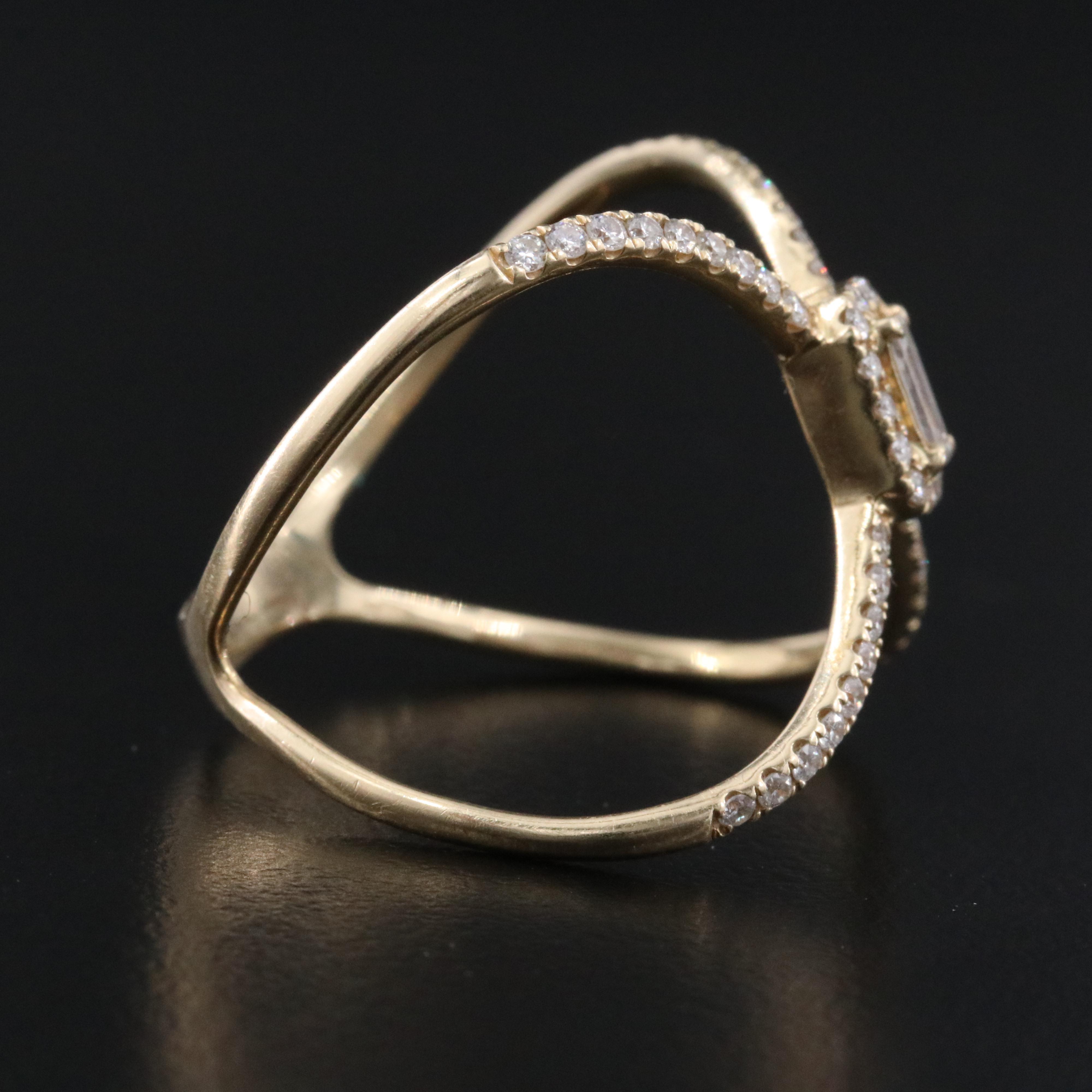 14K 0.47 CTW Diamond Ring