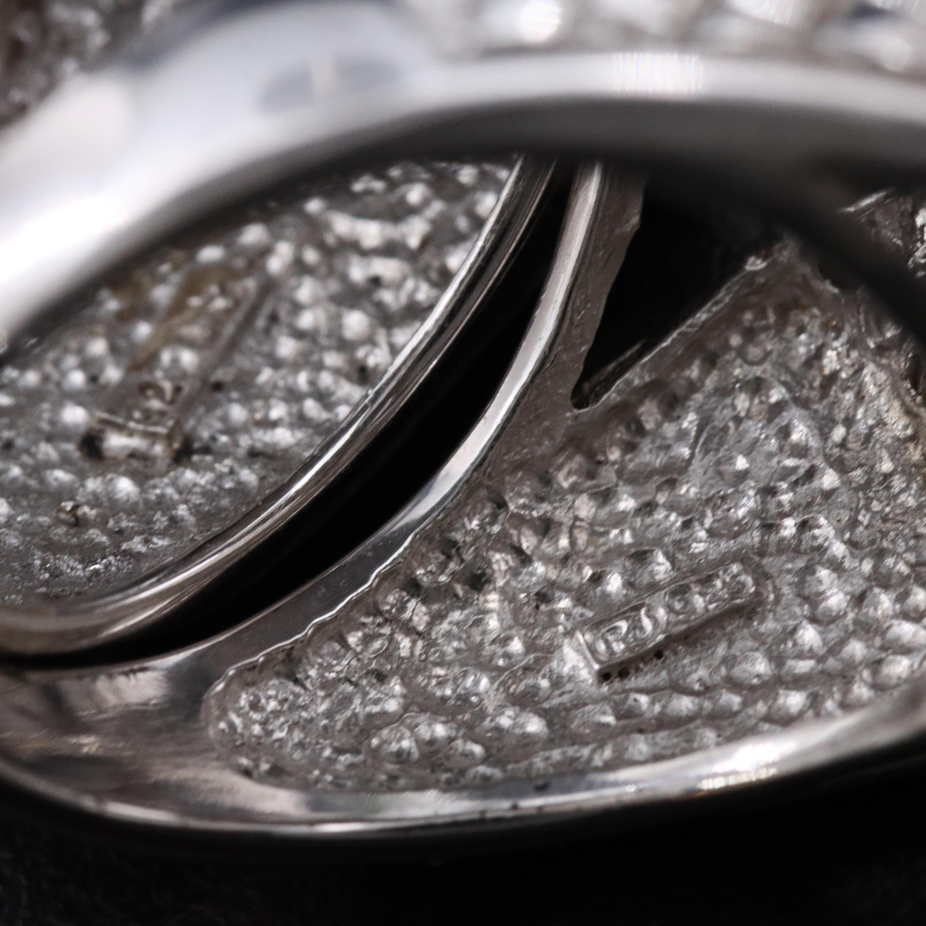 Sterling Semi Mount and Blank Mounting Rings with Black Spinel