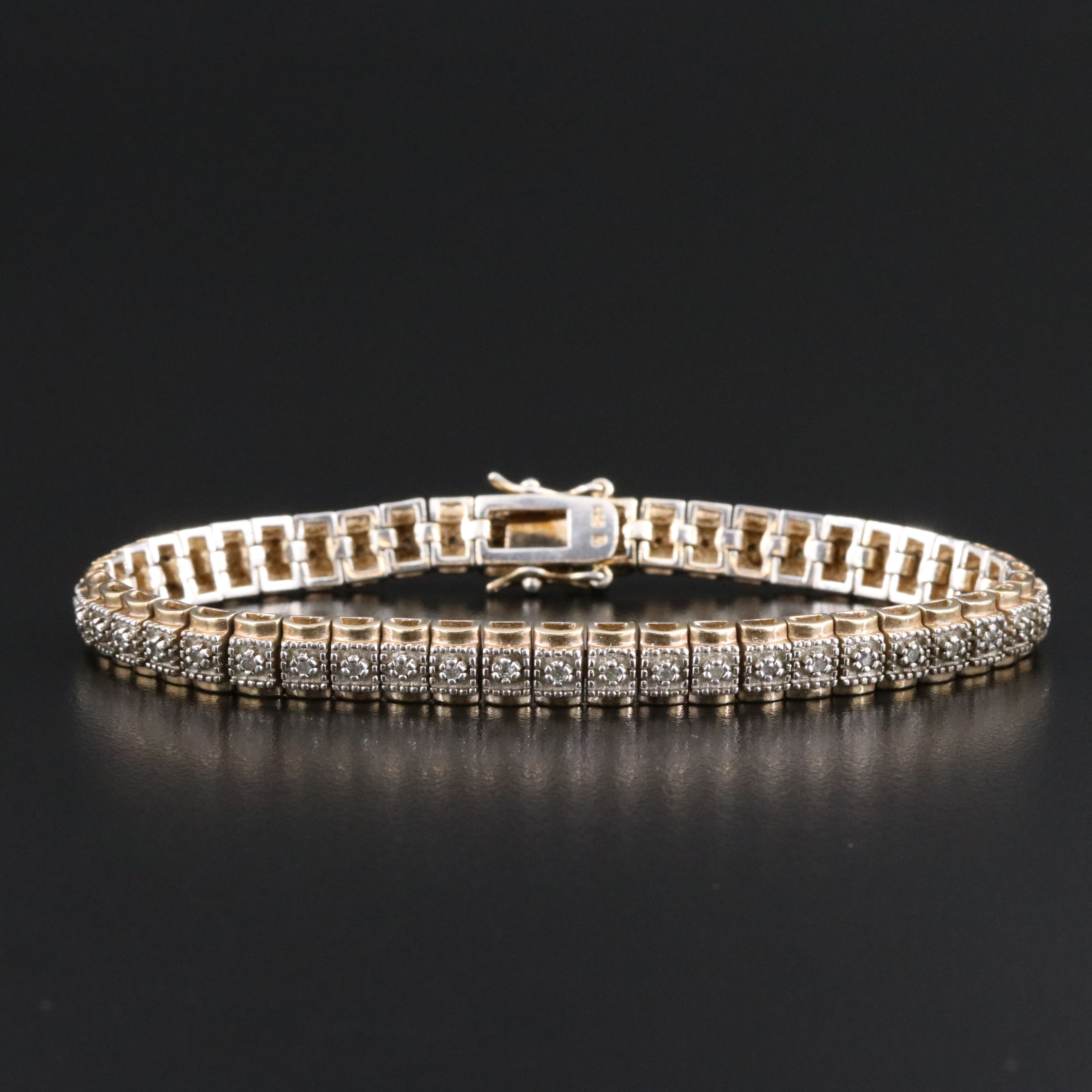 Sterling Diamond Bracelet