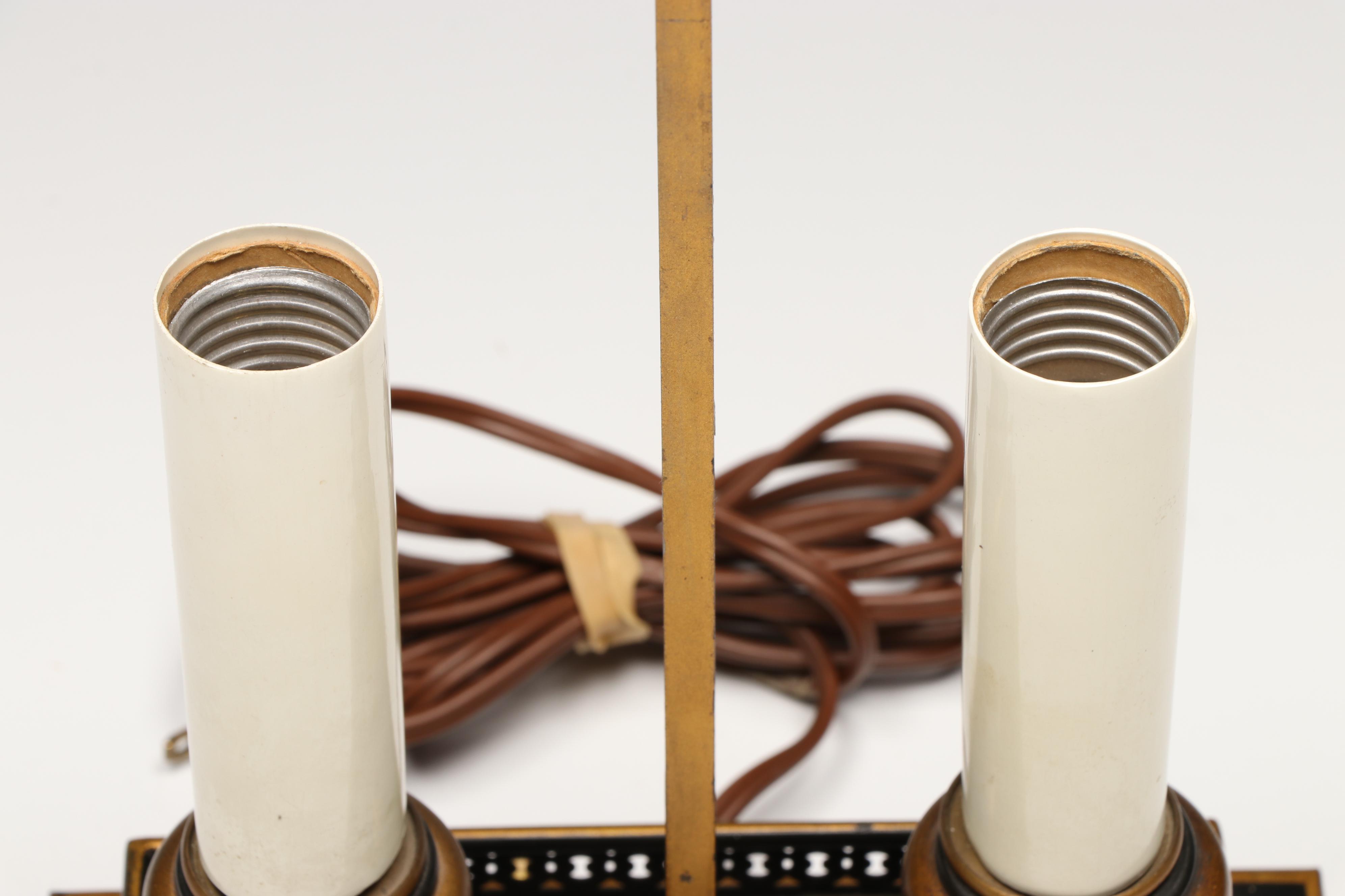 Bouillotte Style Table Lamp with Tole Shade