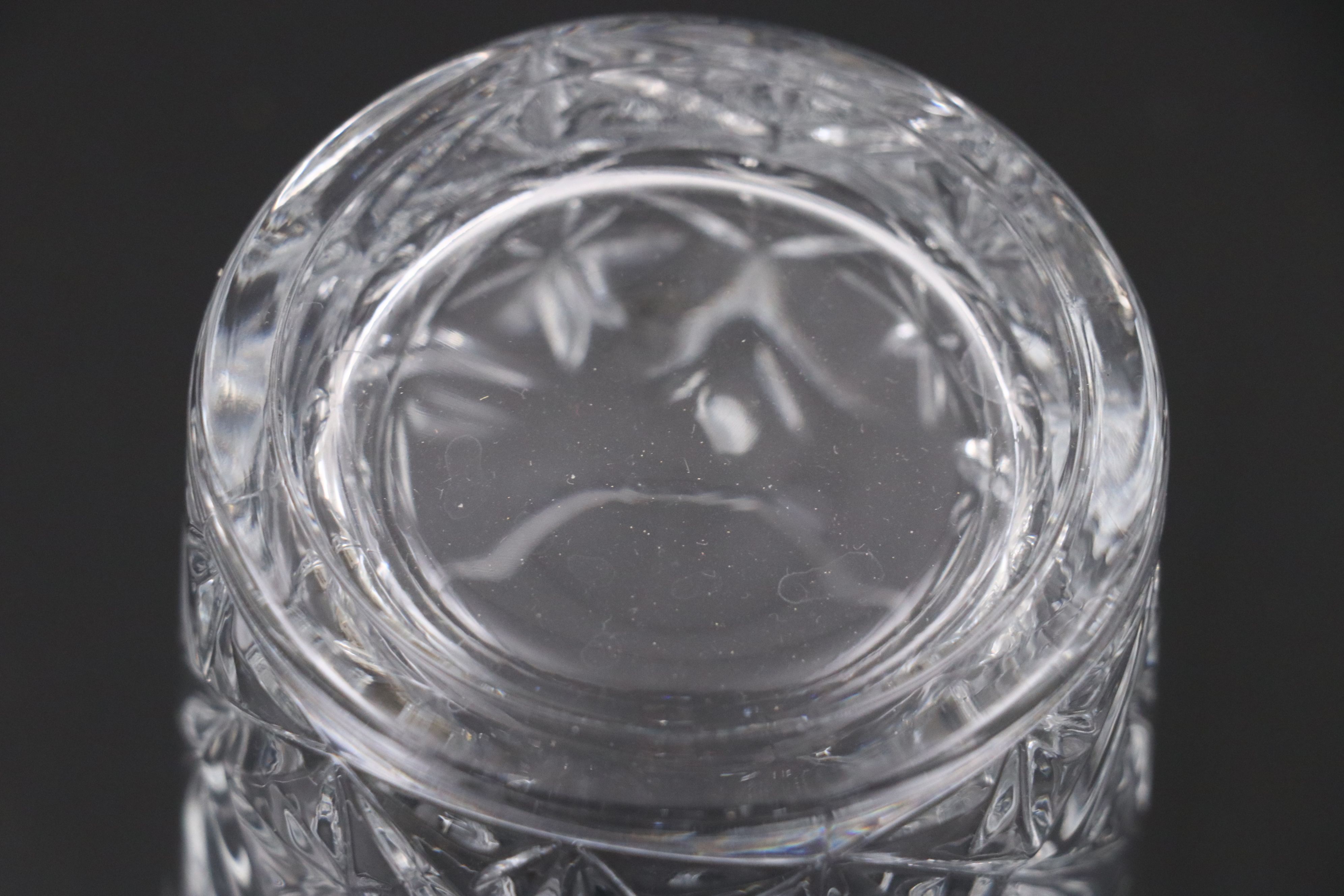 Durand "Danube" Glasses with I.W. Harper and More Bourbon and Whiskey Bottles