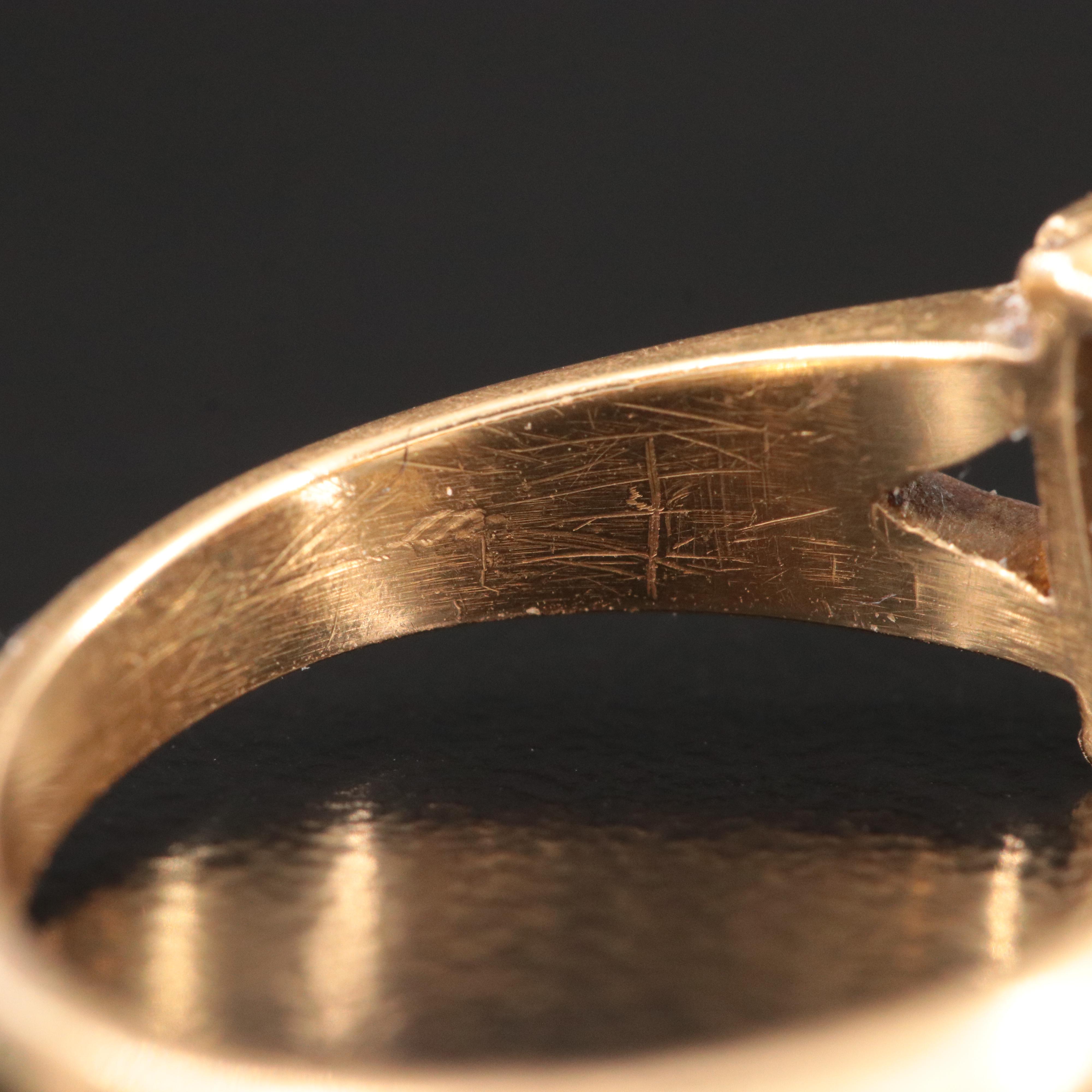 18K 1.71 CT Sapphire and Diamond Ring