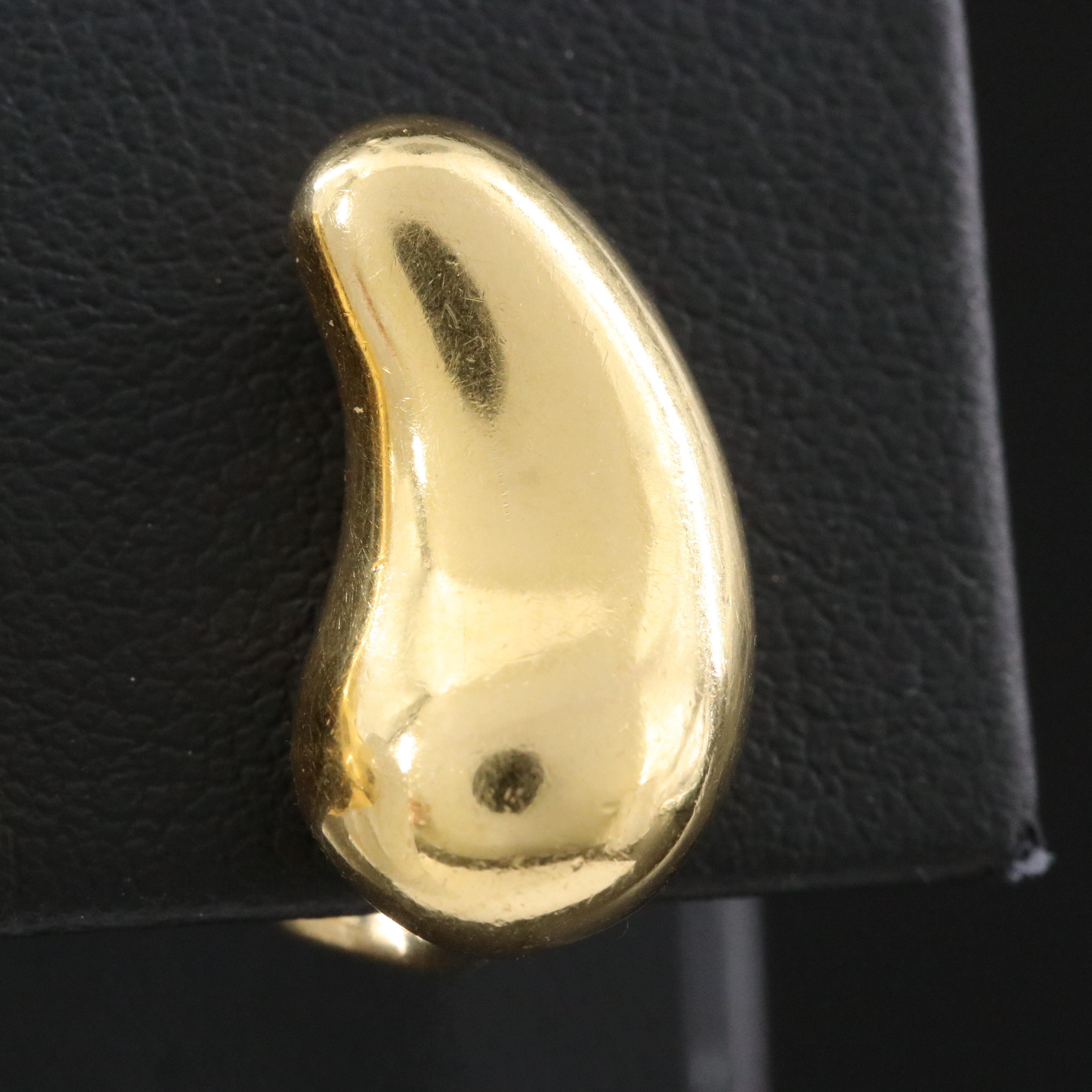 Elsa Peretti for Tiffany & Co. 18K Teardrop Clip Earrings