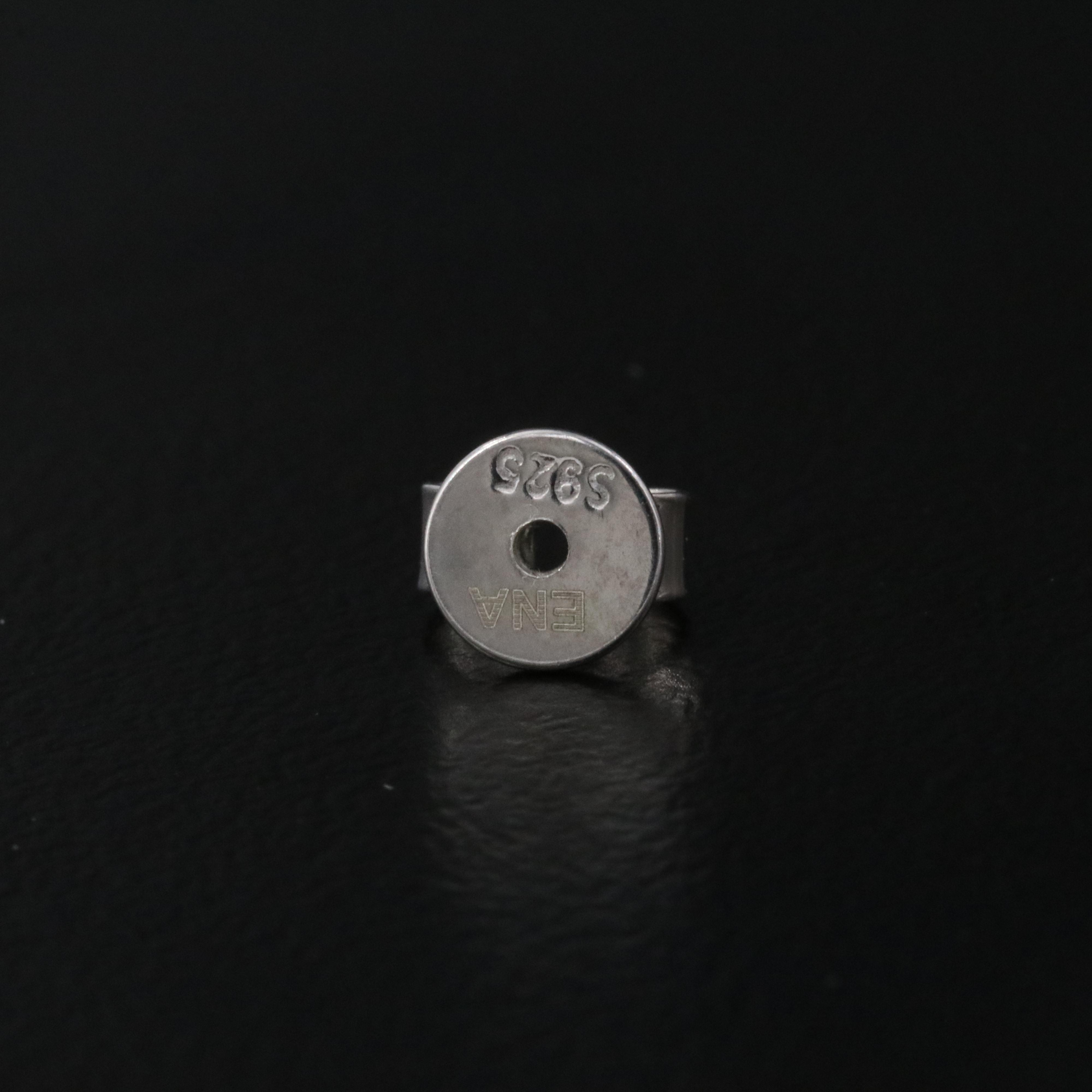 Sterling Moissanite Drop Earrings