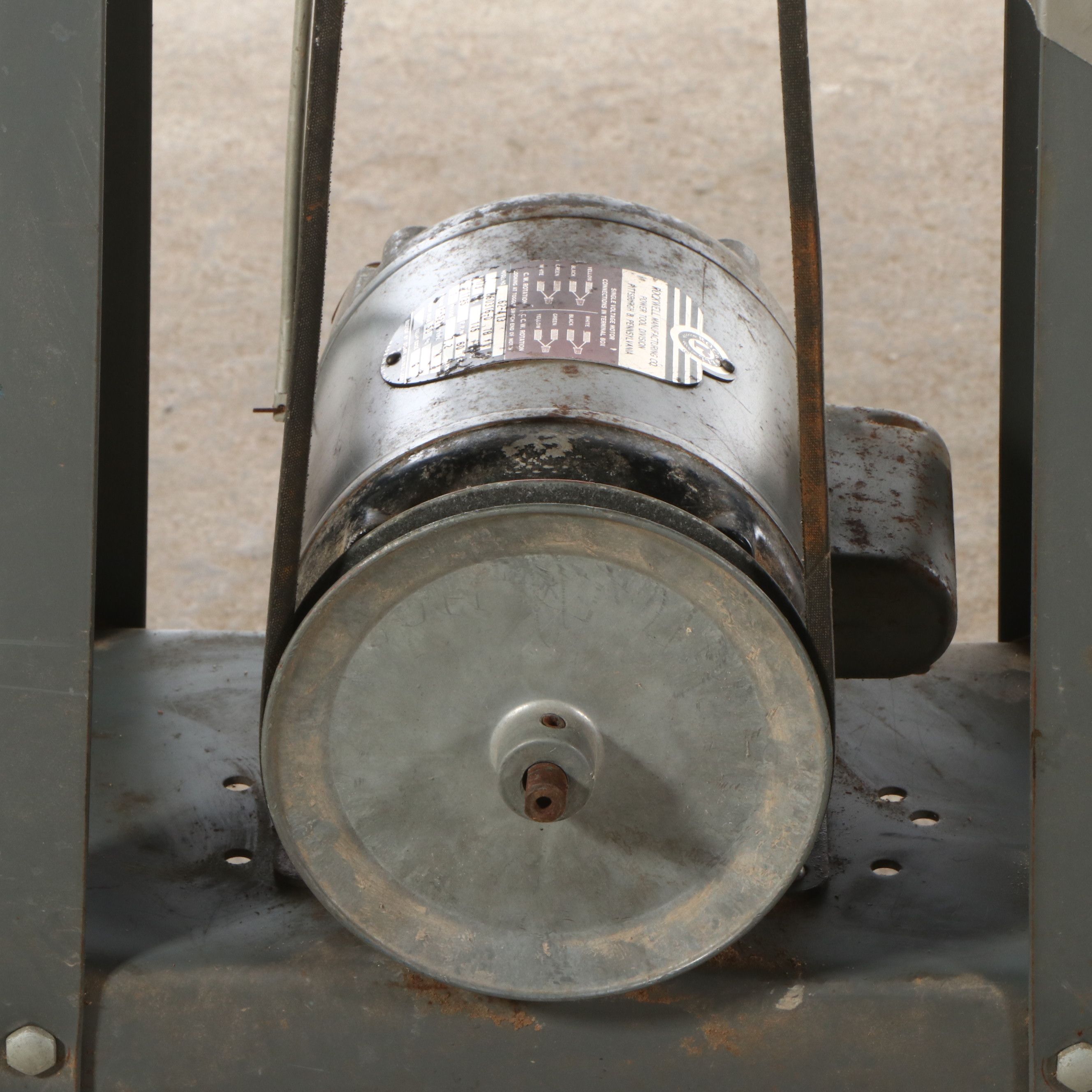 Delta Rockwell Jointer with Stand, Mid-20th Century