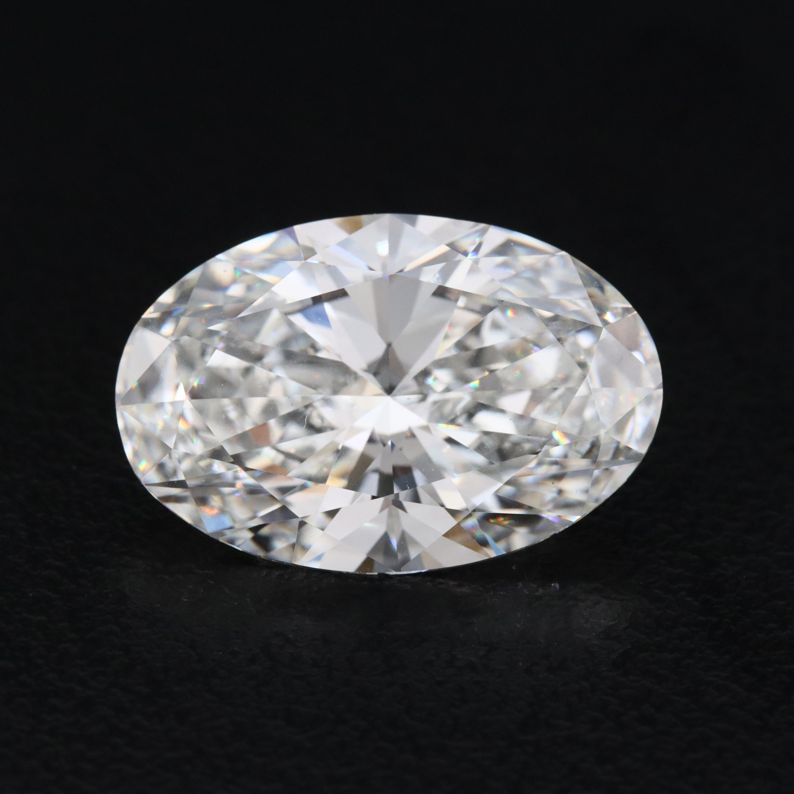 Loose 7.37 CT Lab Grown Diamond with IGI Report