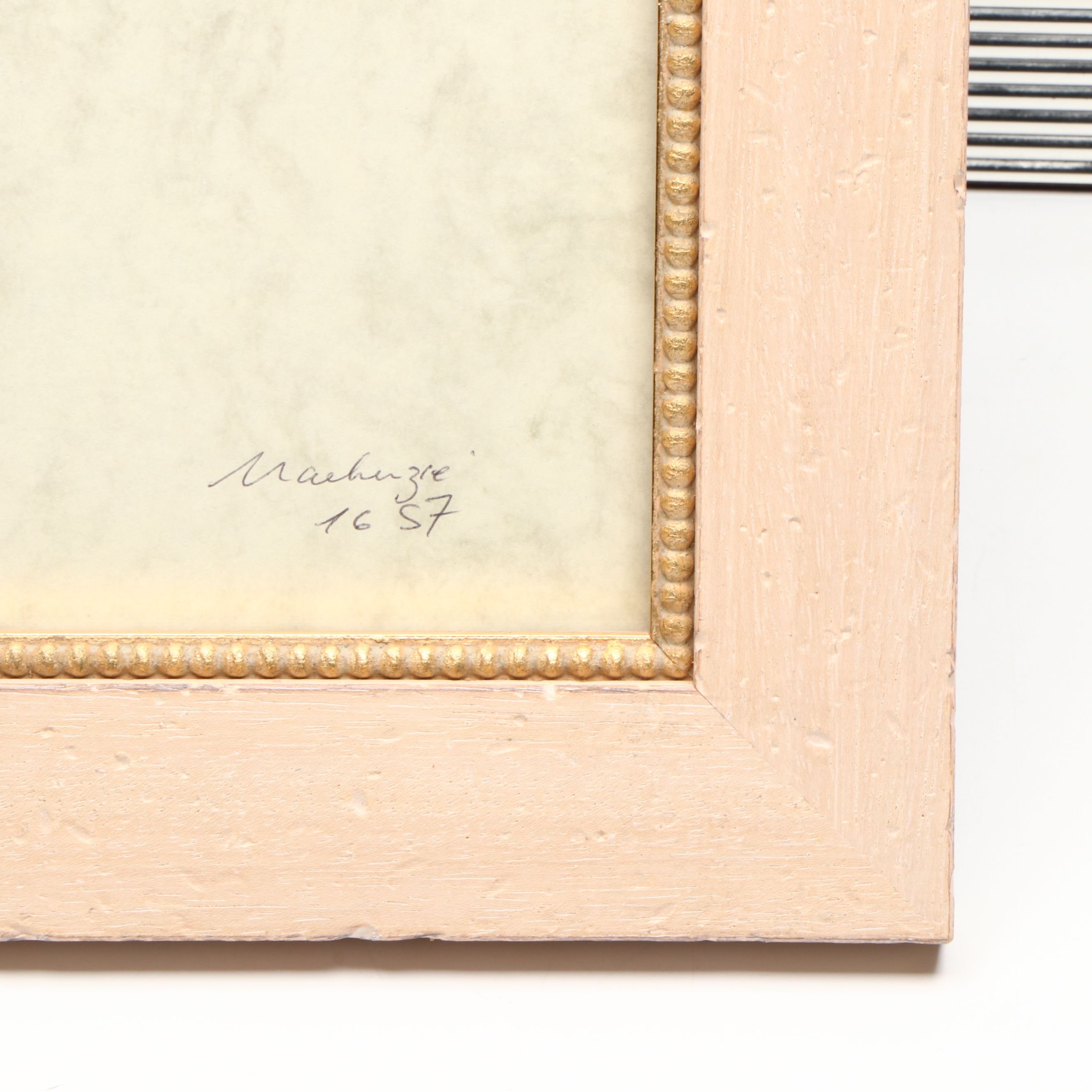 Mackenzie Rustic Pink Wood Frame with Other Contemporary Metal Frames