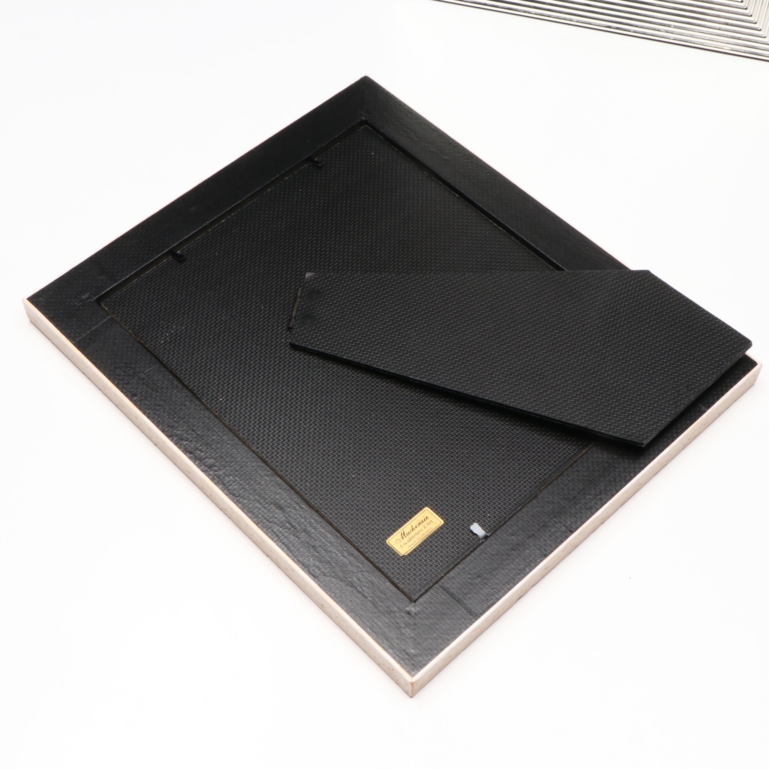 Mackenzie Rustic Pink Wood Frame with Other Contemporary Metal Frames