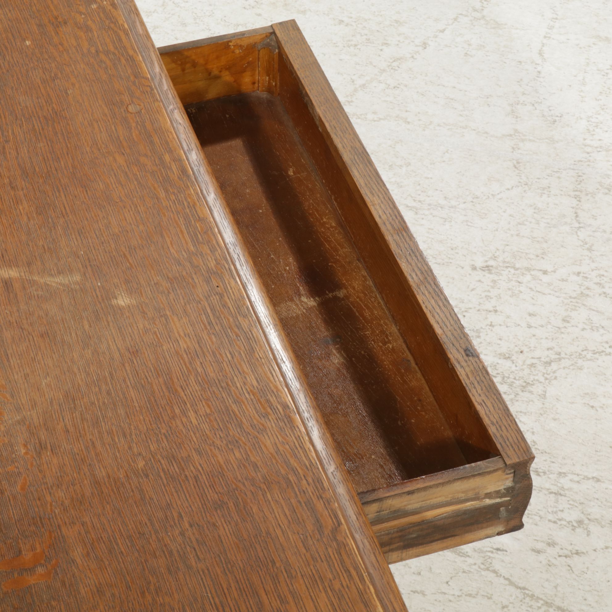 French Provincial Style Oak Coffee Table, Early 20th Century