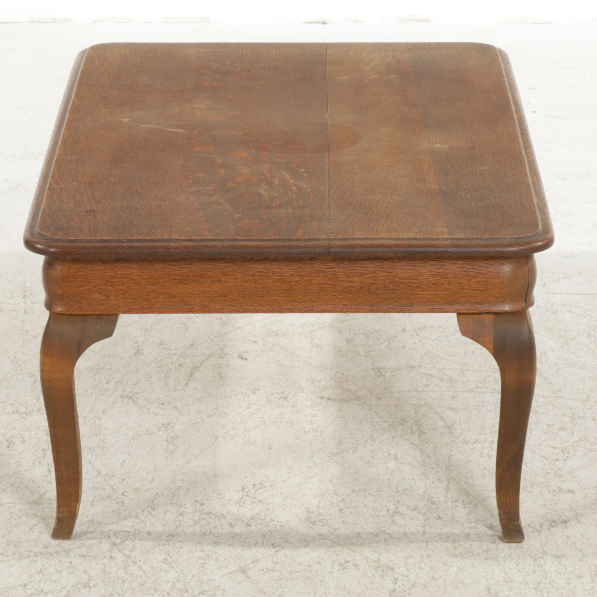 French Provincial Style Oak Coffee Table, Early 20th Century