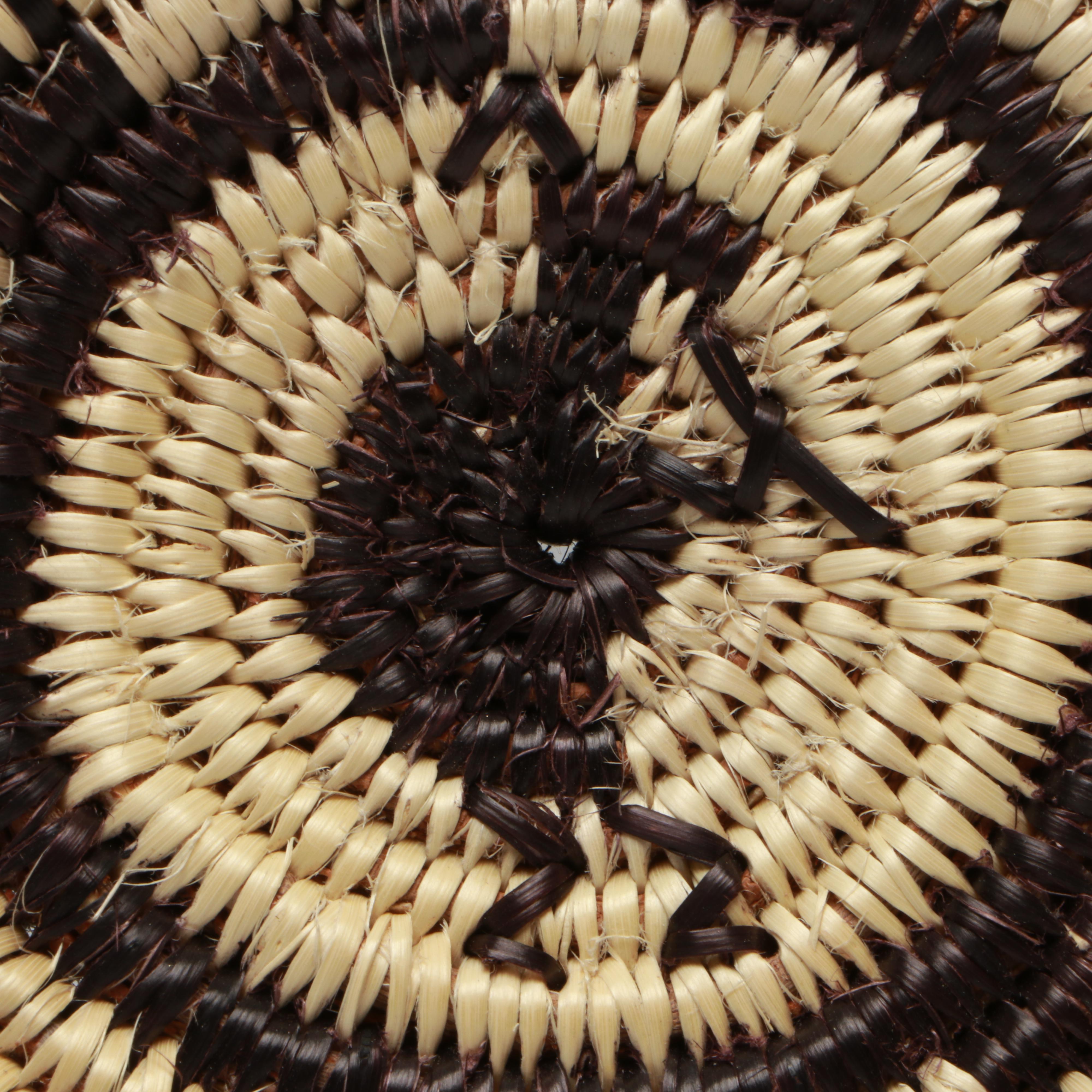 Cecelia Whiskers and Stella Eyetoo Paiute Sumac Round Baskets