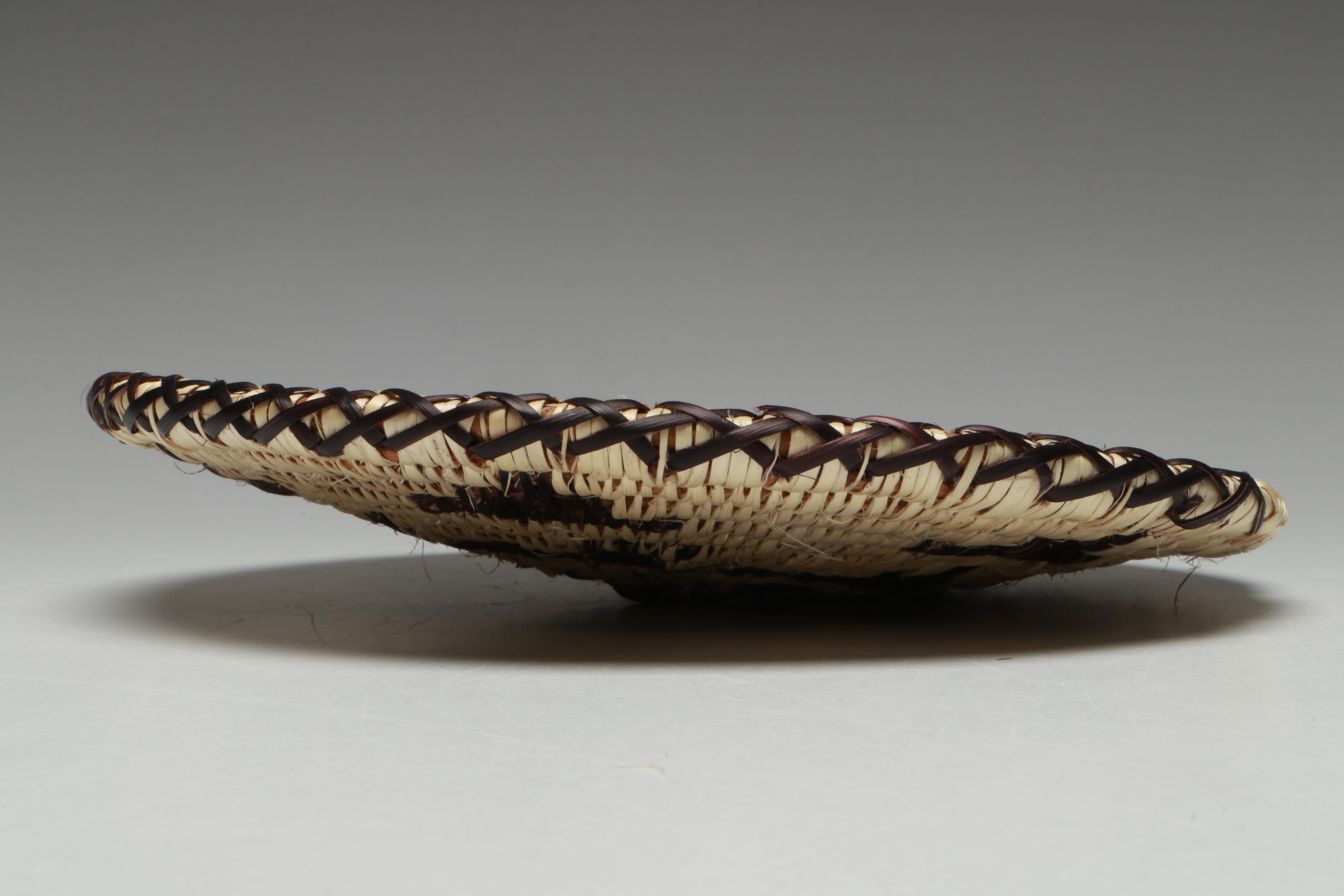 Cecelia Whiskers and Stella Eyetoo Paiute Sumac Round Baskets