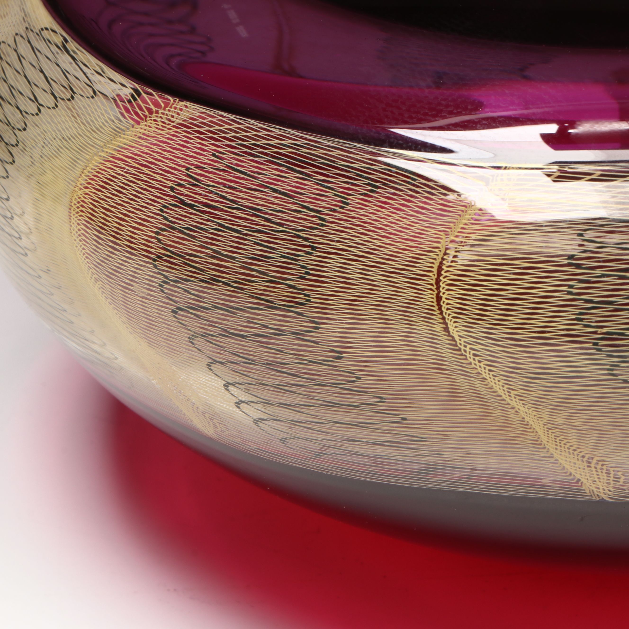 Sam Stang MCM Incalmo Vessel with Zanfirico Center, 21st Century