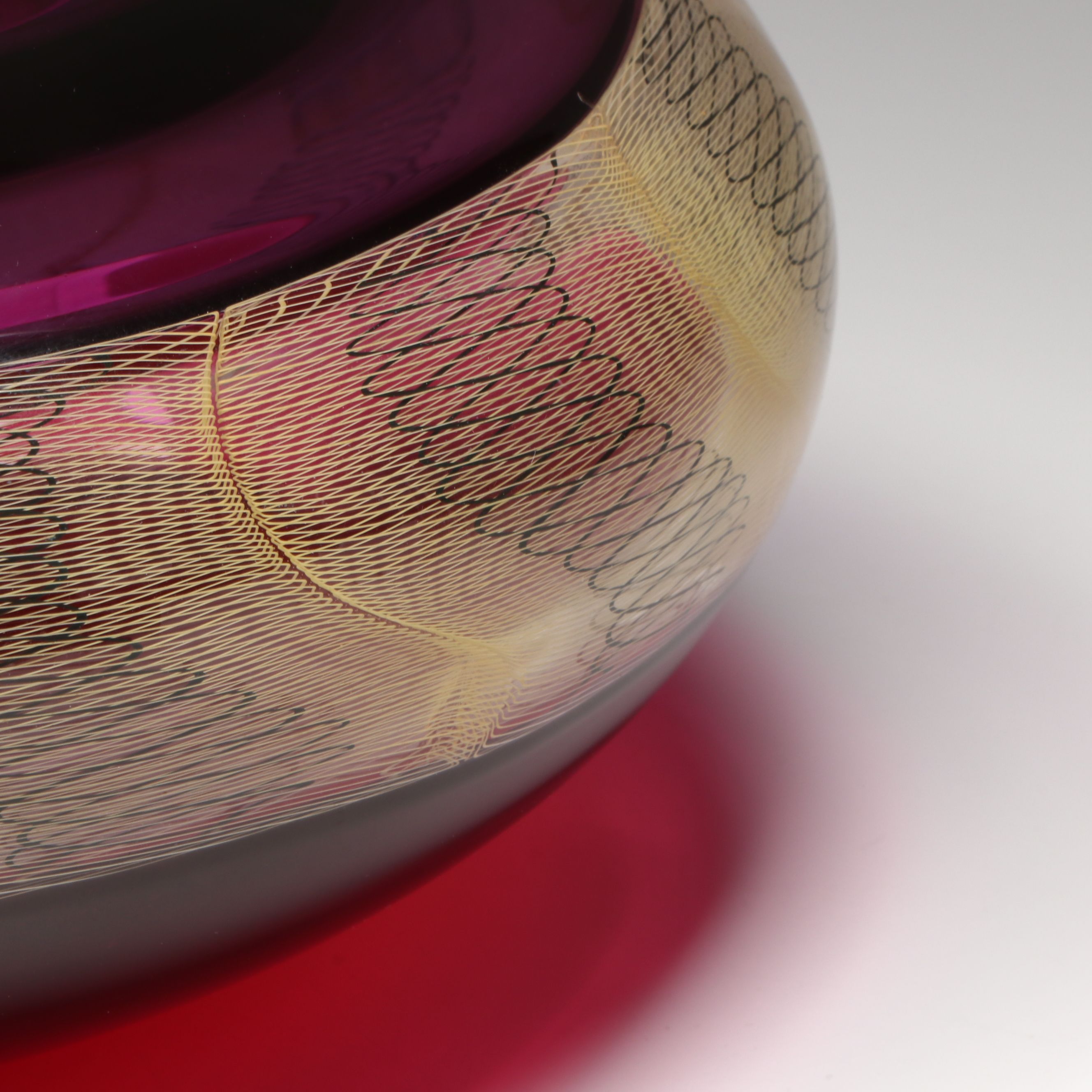 Sam Stang MCM Incalmo Vessel with Zanfirico Center, 21st Century