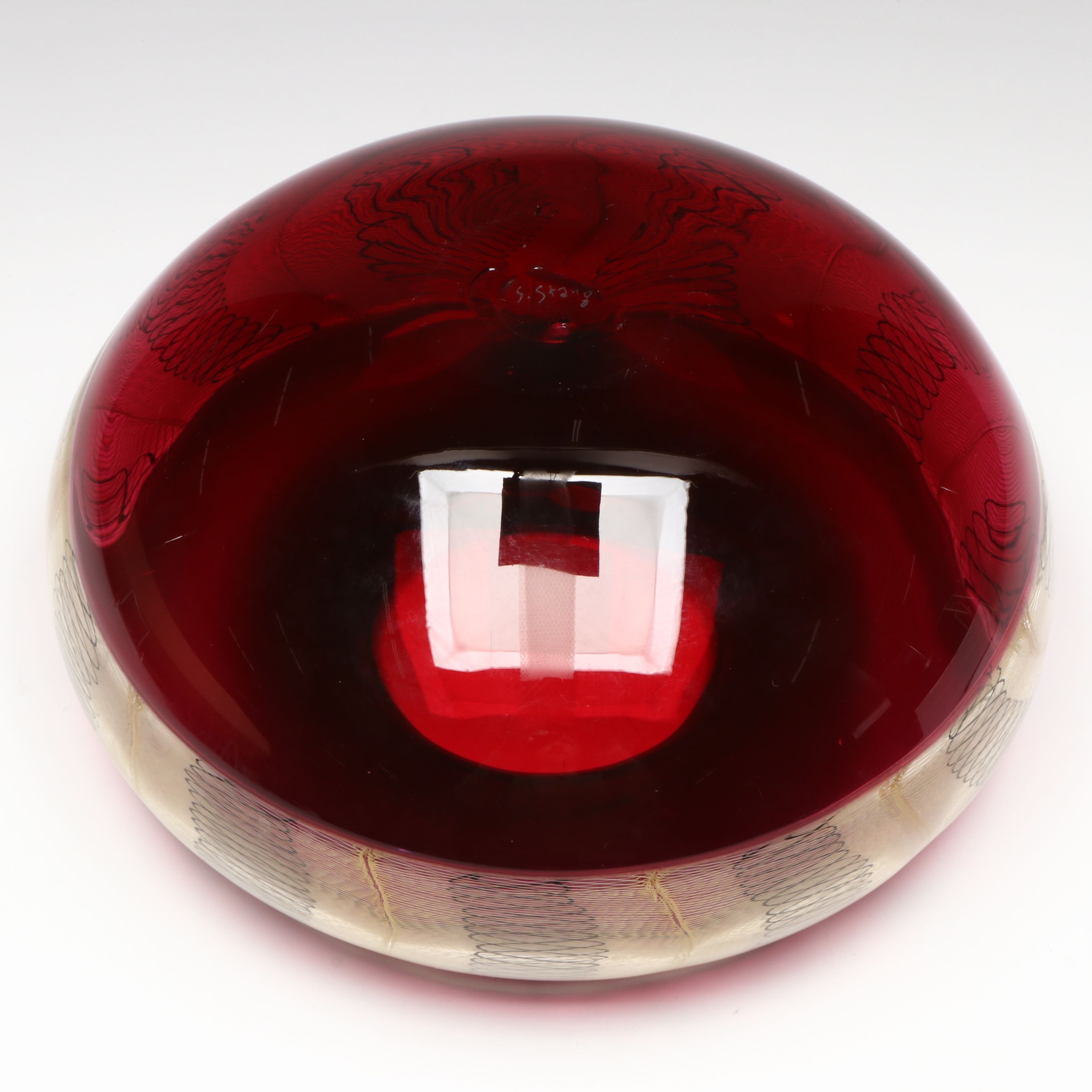 Sam Stang MCM Incalmo Vessel with Zanfirico Center, 21st Century