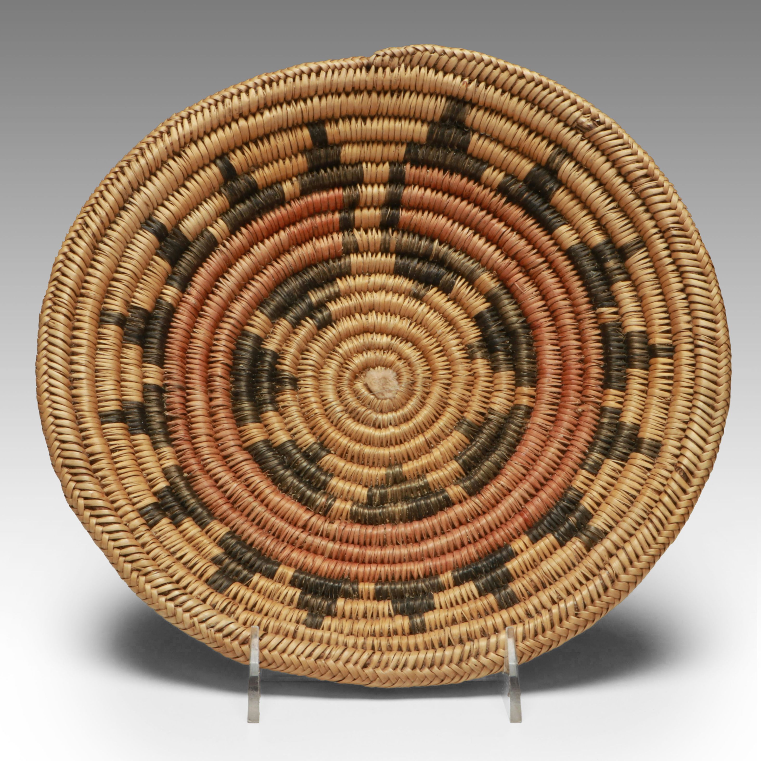 Diné (Navajo) Handwoven Wedding Basket