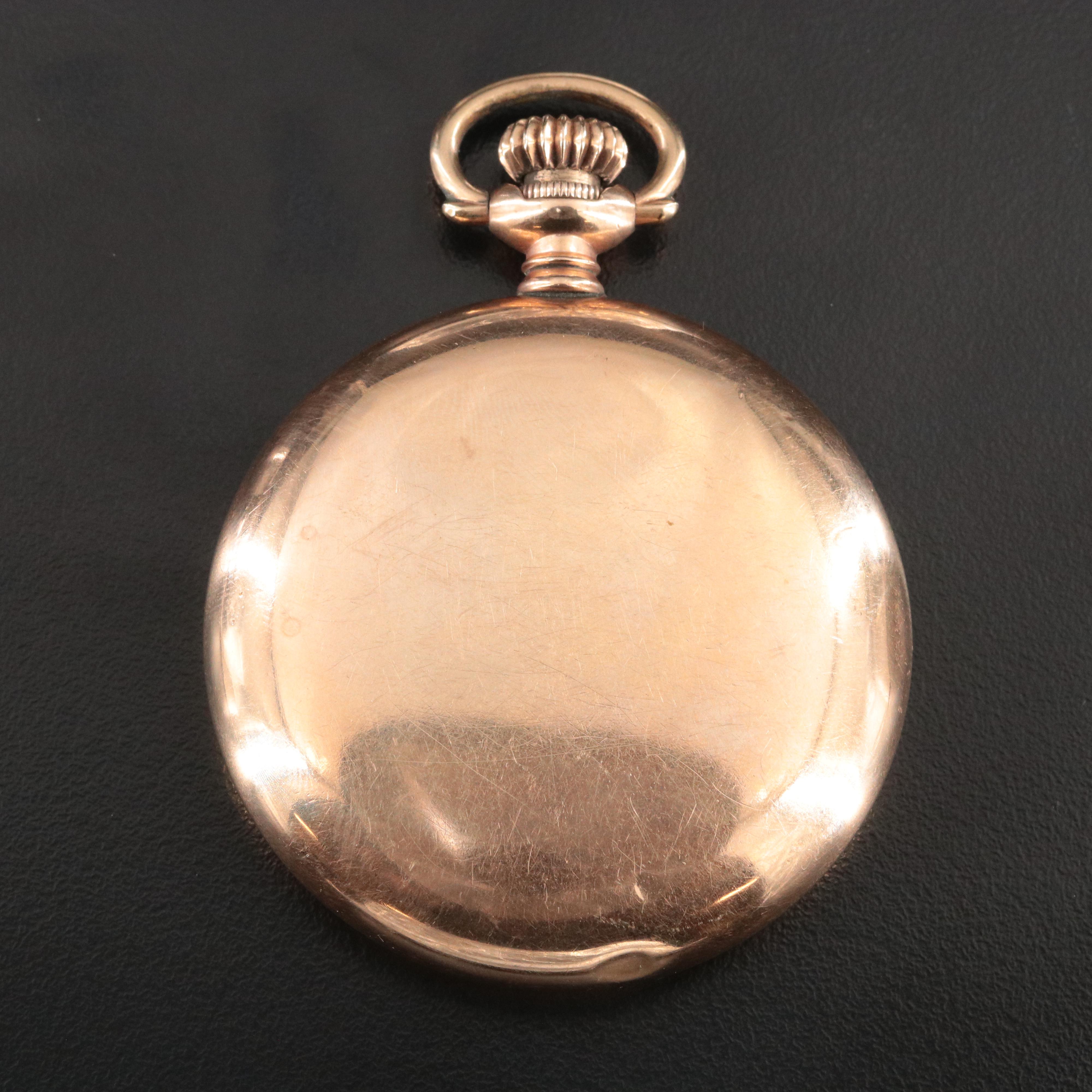 E. Howard Gold-Filled Railroad Grade Pocket Watch